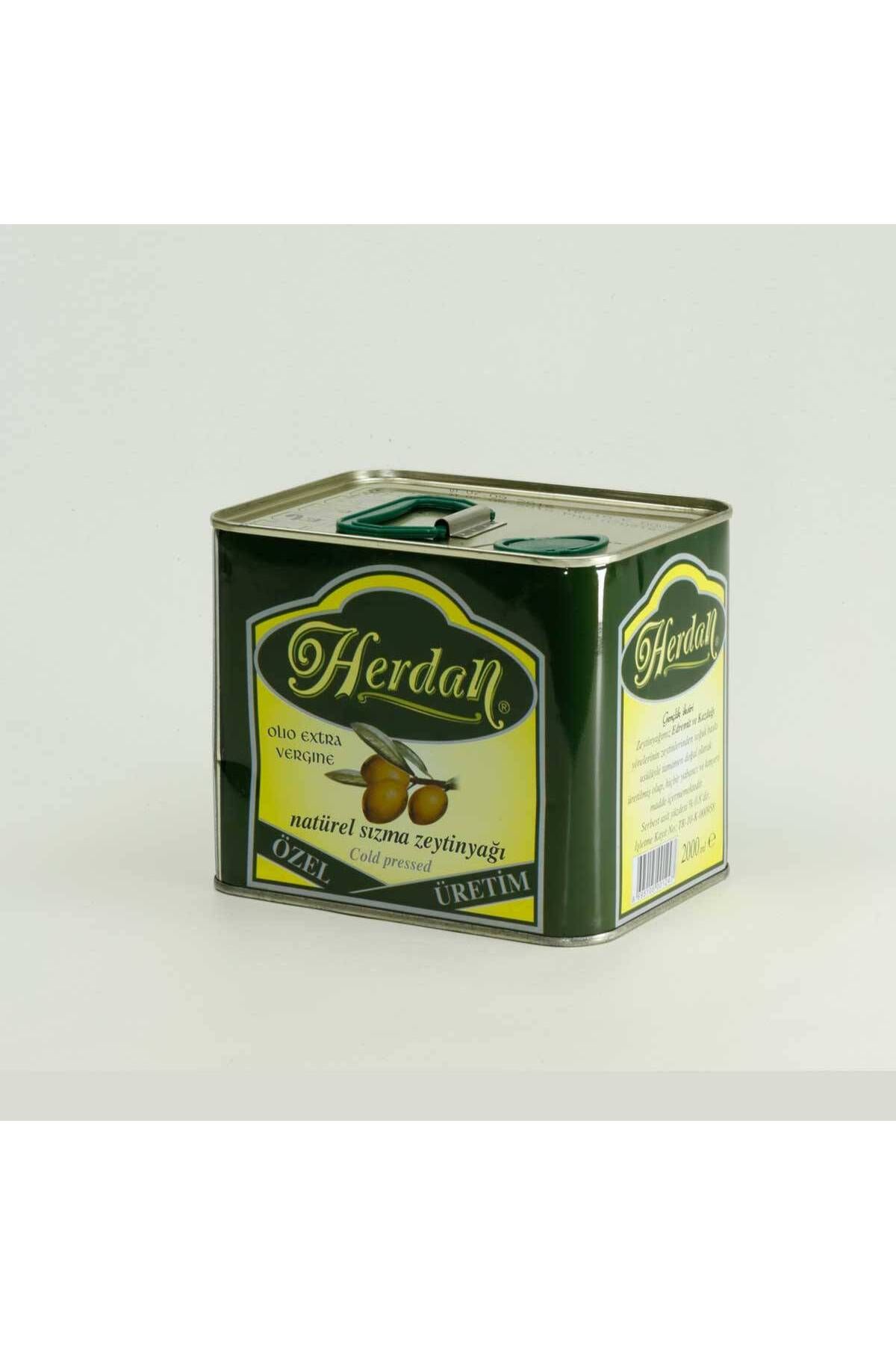 Herdan 2lt Teneke Naturel Sızma Zeytinyağı