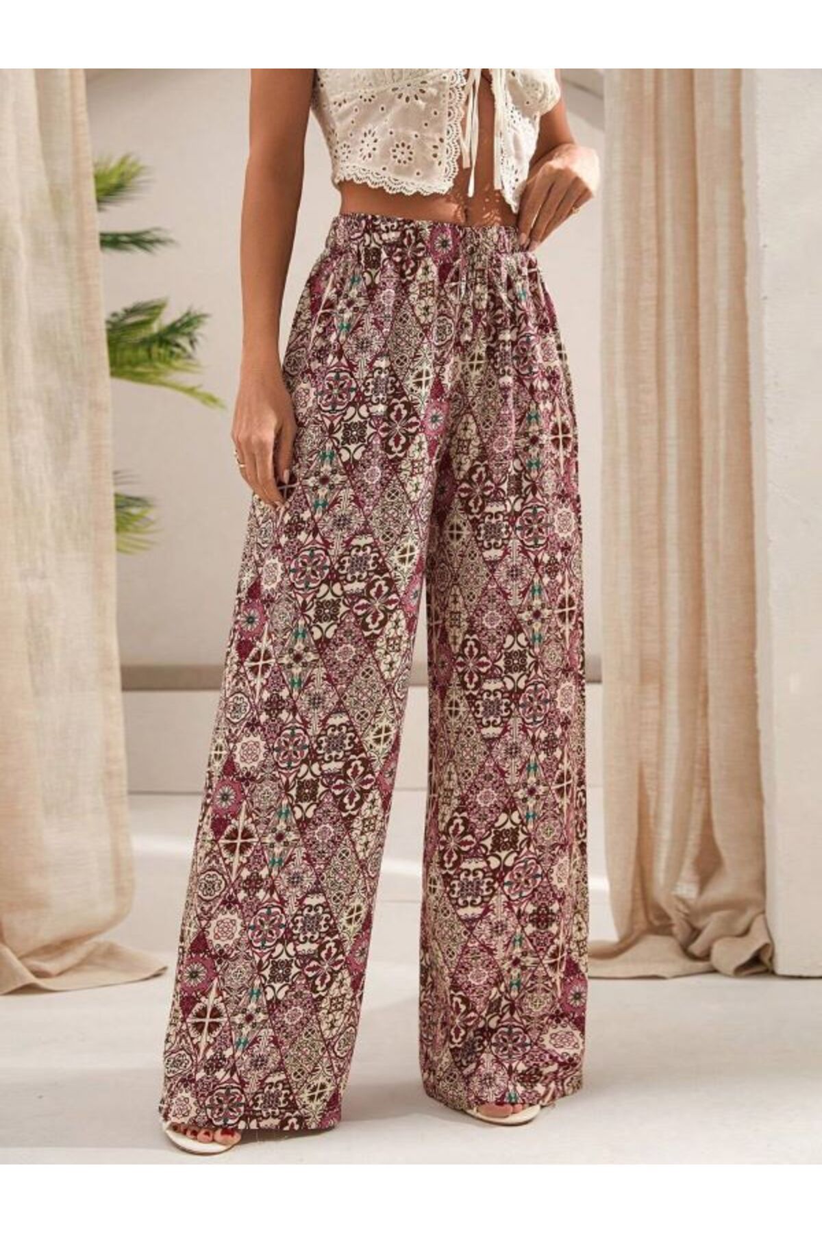 SHİROSA VİSKON SALAŞ PANTOLON
