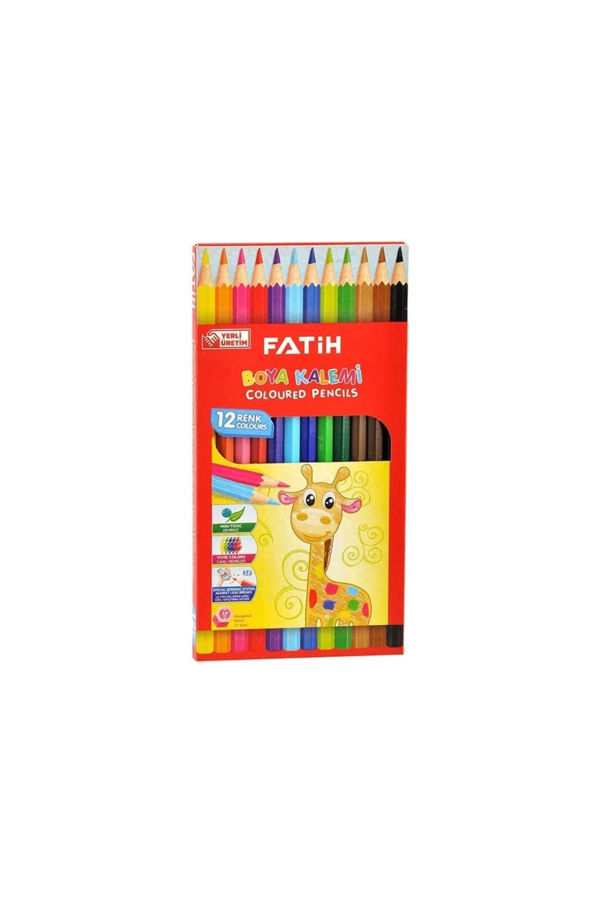 Fatih 12 Renk Kuru Boya