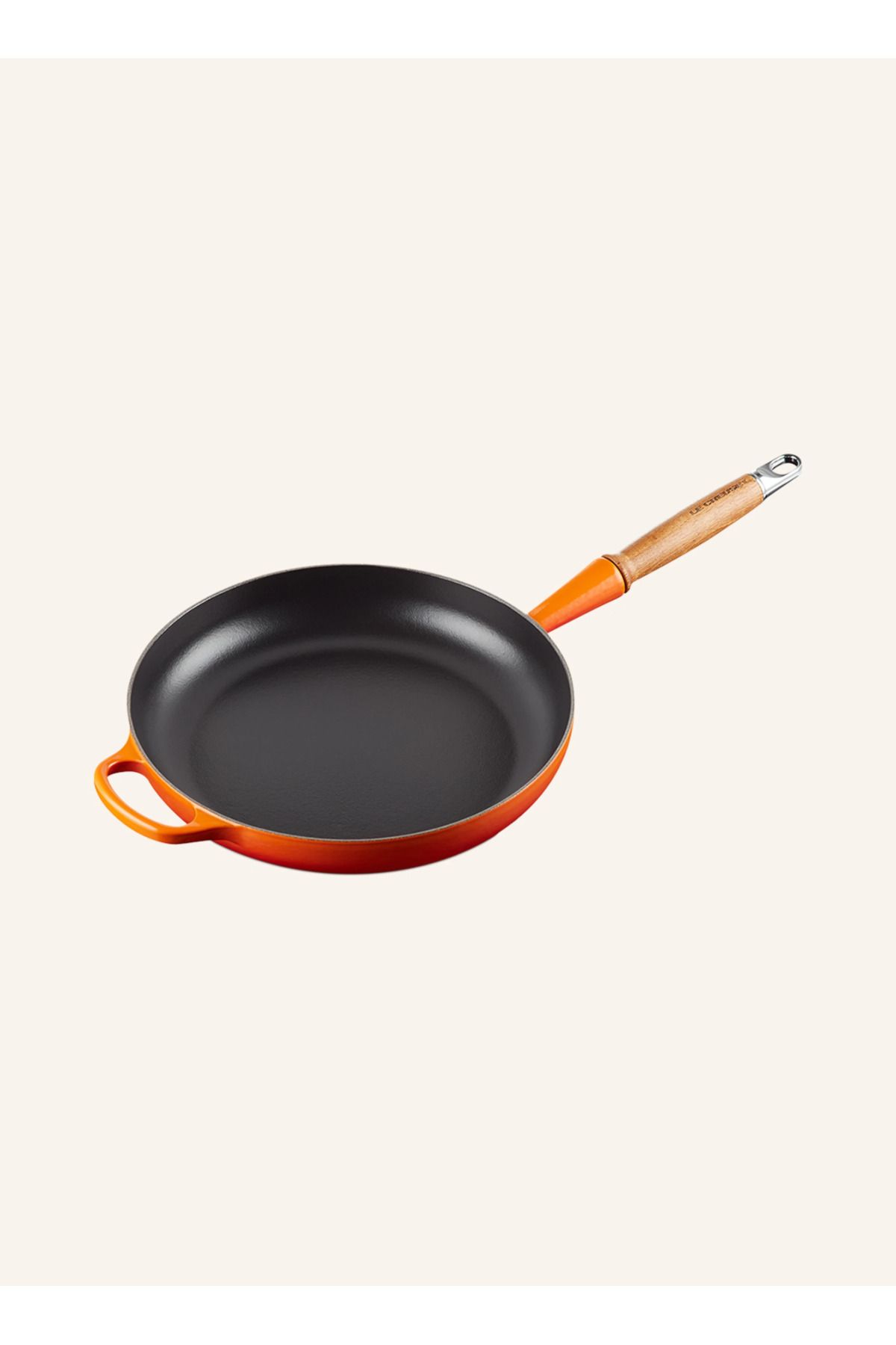 Le Creuset Signature Döküm Kızartma Tavası 28 cm Emaye Kaplı Ahşap Saplı 2,6 L