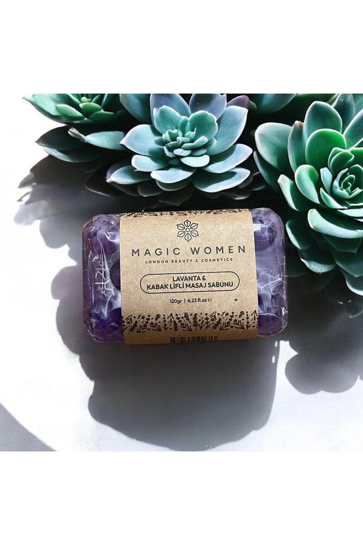 MAGİC WOMEN MAGIC WOMEN- Doğal Kabak Lifli Sabun Lavanta