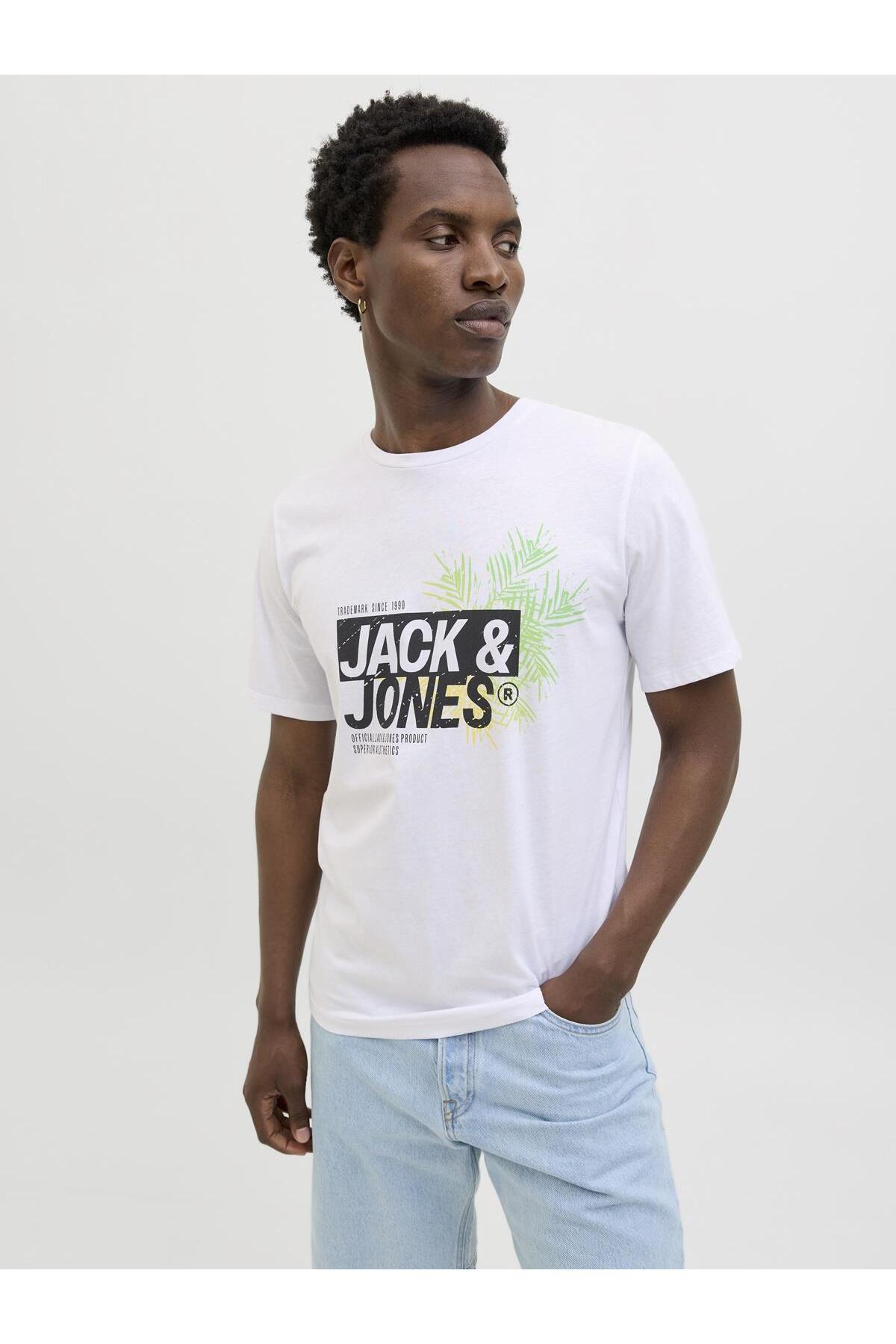 تیشرت مردانه Dijital Baskı آستین کوتاه | جک اند جونز Jack & Jones 12269390 - تصویر 7