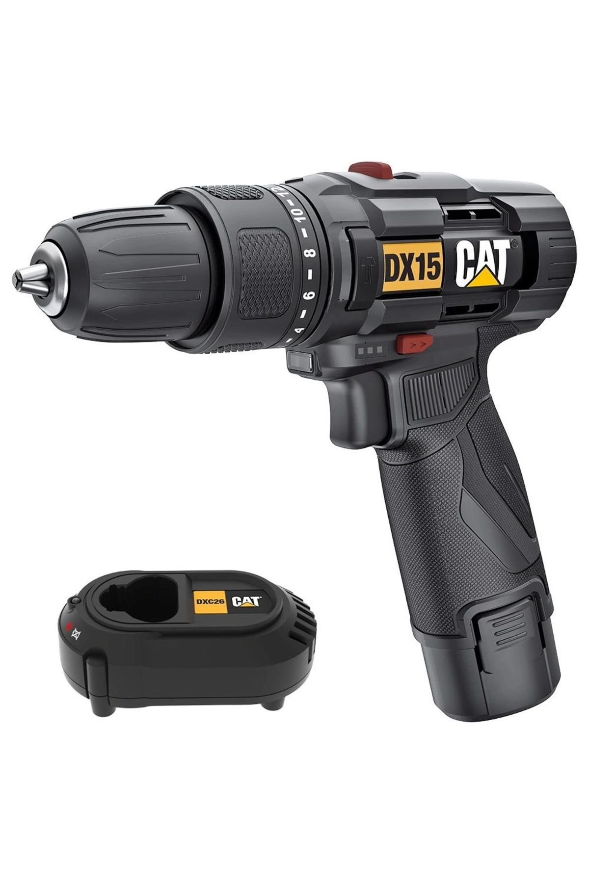 ShopNova CAT DX15 12Volt/2.0Ah Li-ion Profesyonel Şarjlı Darbeli Matkap