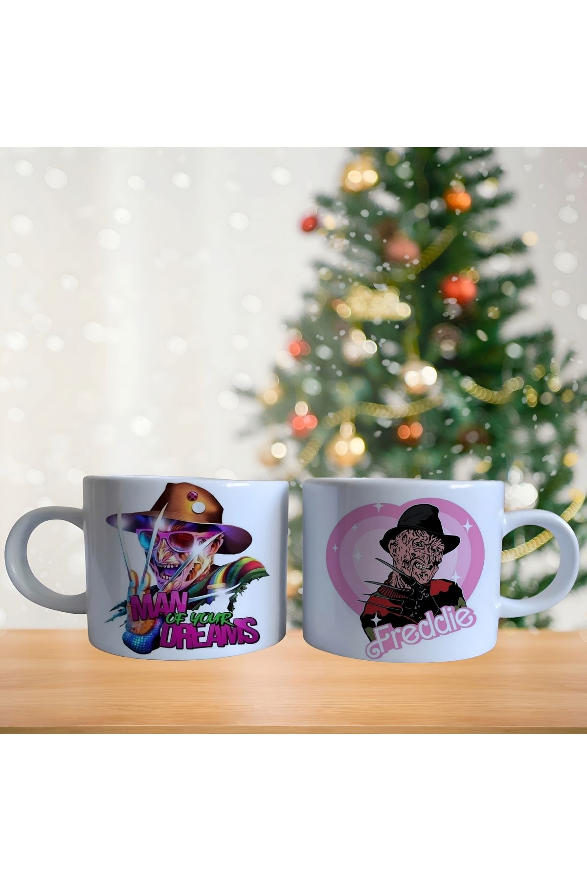 Ghostbusters Freddie krueger Porselen Fincan / Kupa -mug