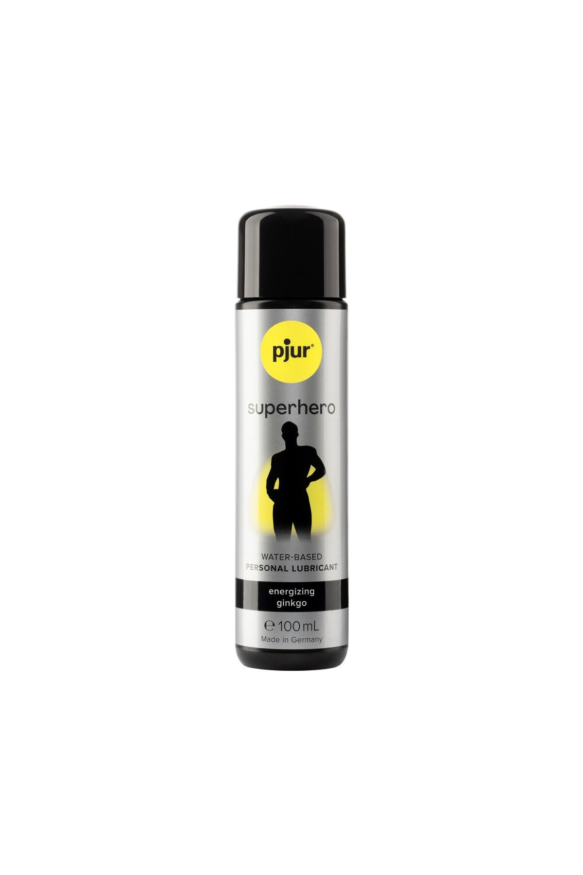 Pjur Lubrifiant Energizant Cu Ginkgo, Pe Baza De Apa, Intensificarea Placerii, Pjur Superhero, 100ml - One Size