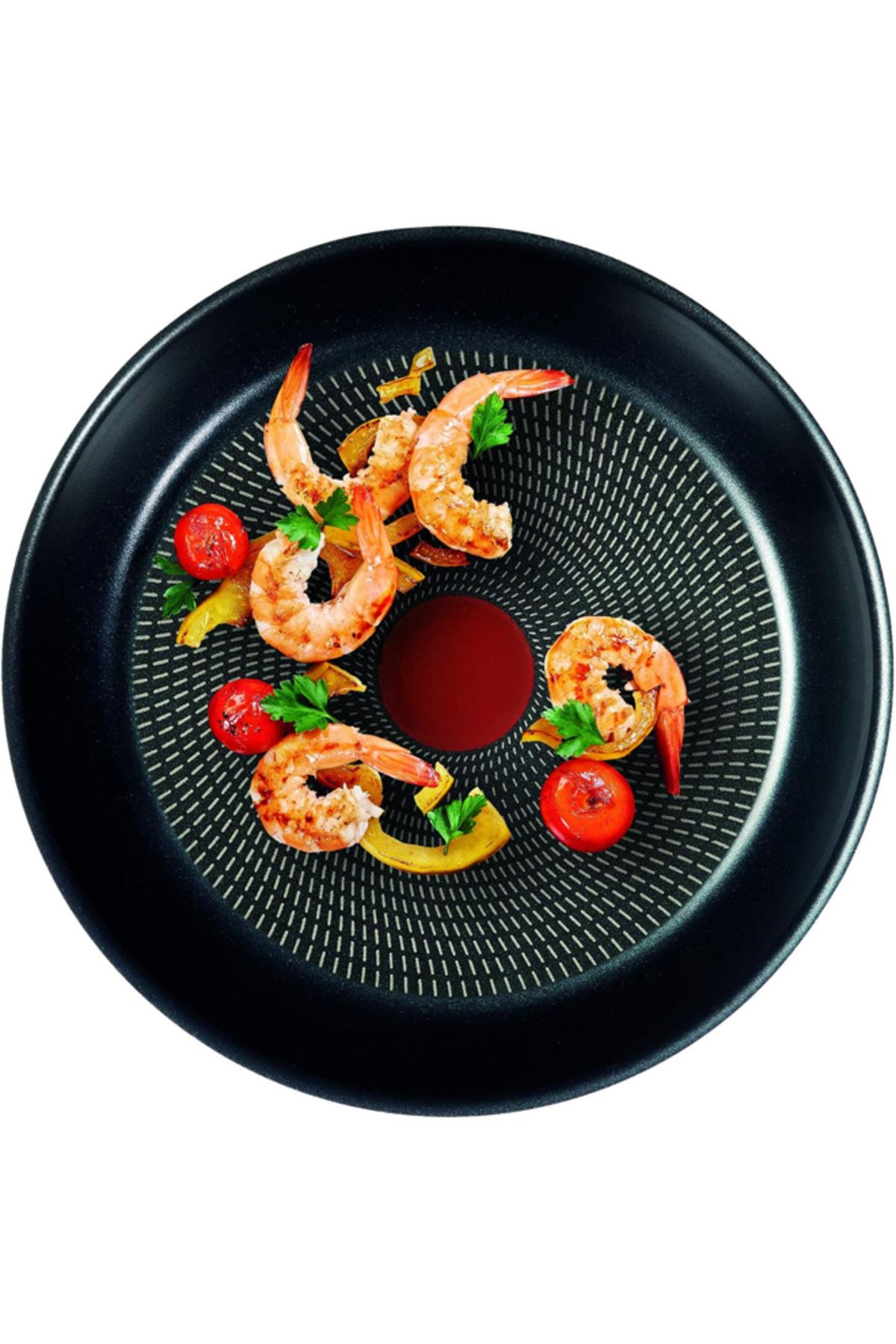 Cady One-32 cm solid aluminum frying pan with a non-stick surface and a sturdy heat-insulated handle 5