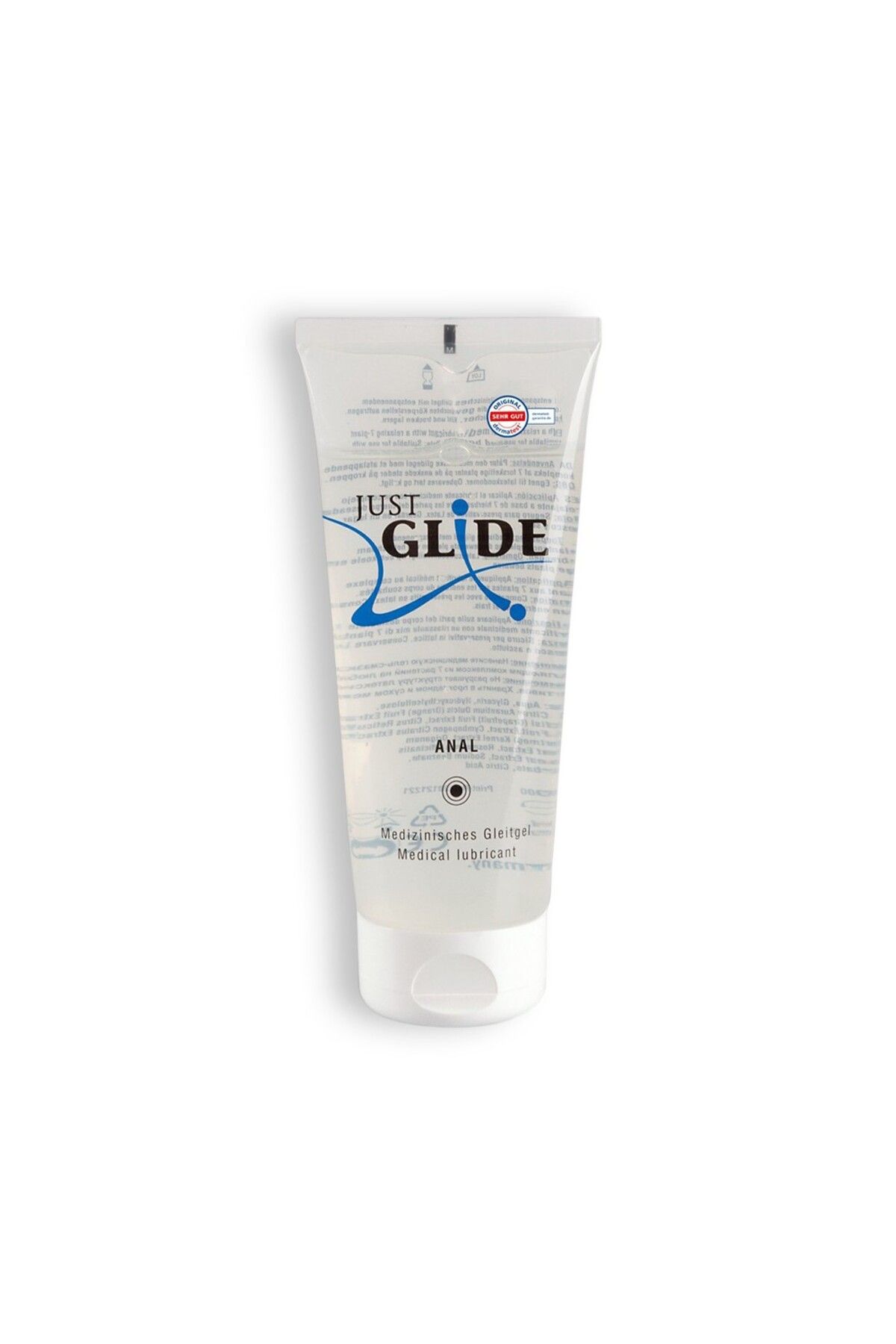 Just Glide Lubrifiant Medical Anal, Pe Baza De Apa Pentru O Alunecare Delicata Si Sigura, Just Glide, 200 Ml - One Size