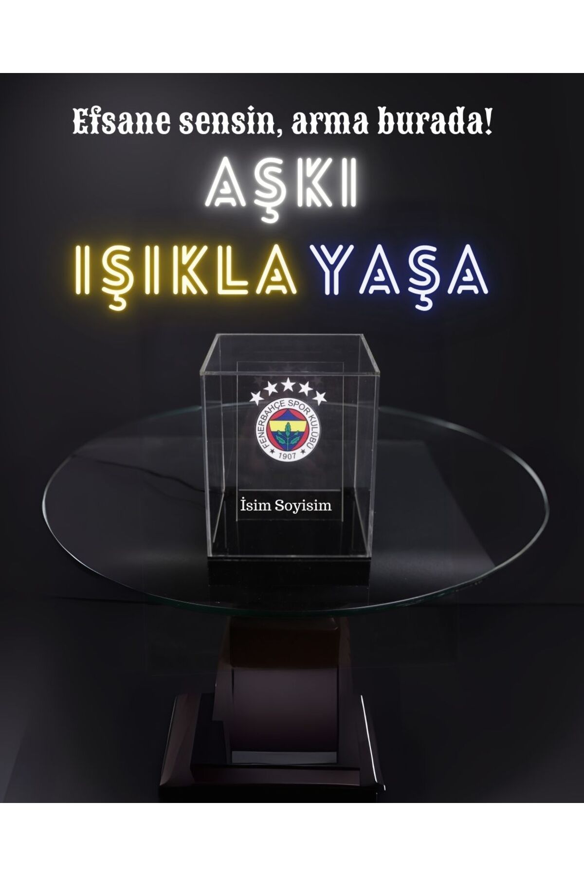 iscom LED Işıklı Kişiye Özel Tasarım Kutu