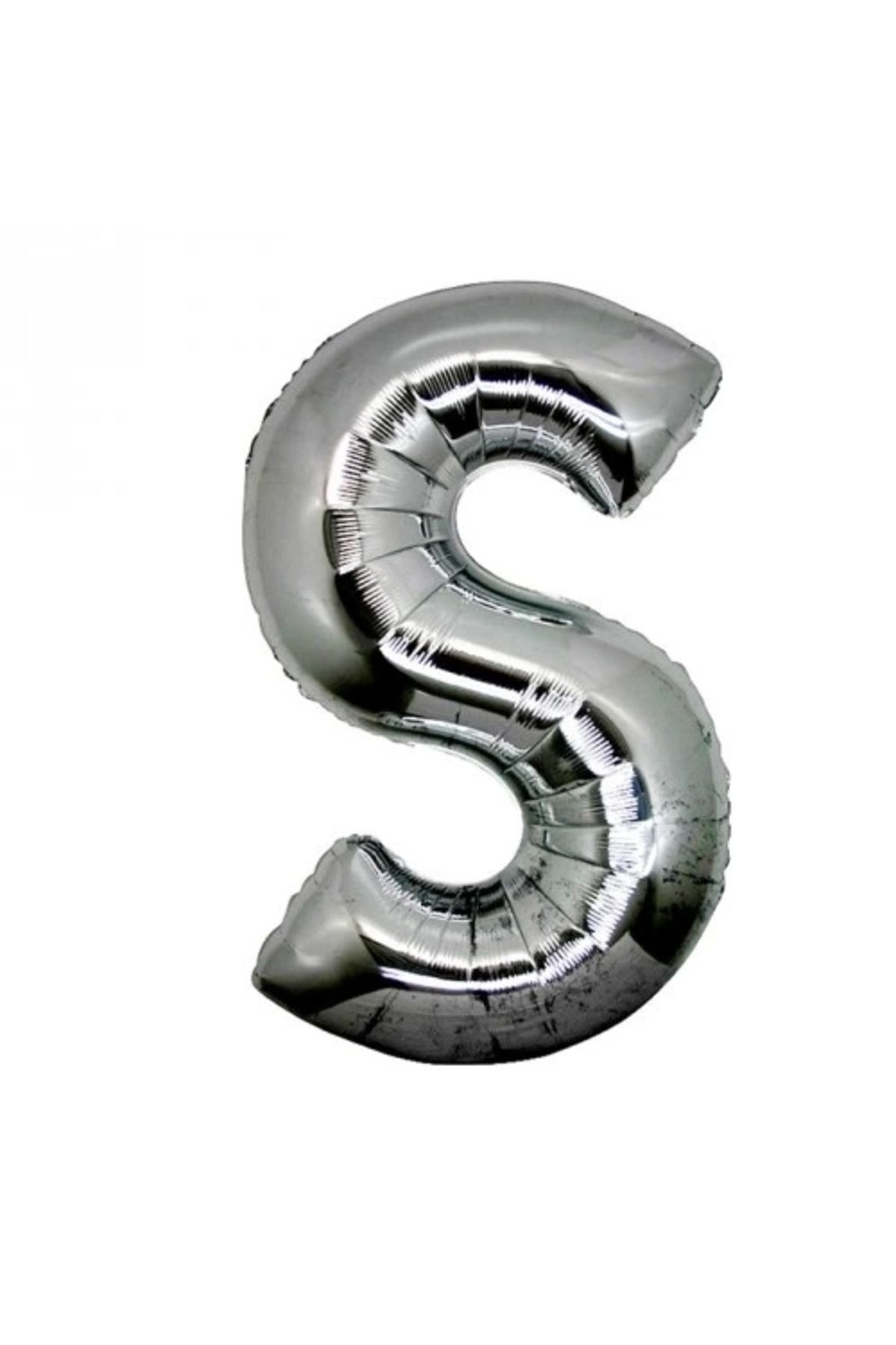 ShopNova S Harf Folyo Balon Gümüş Renk 40 İnç