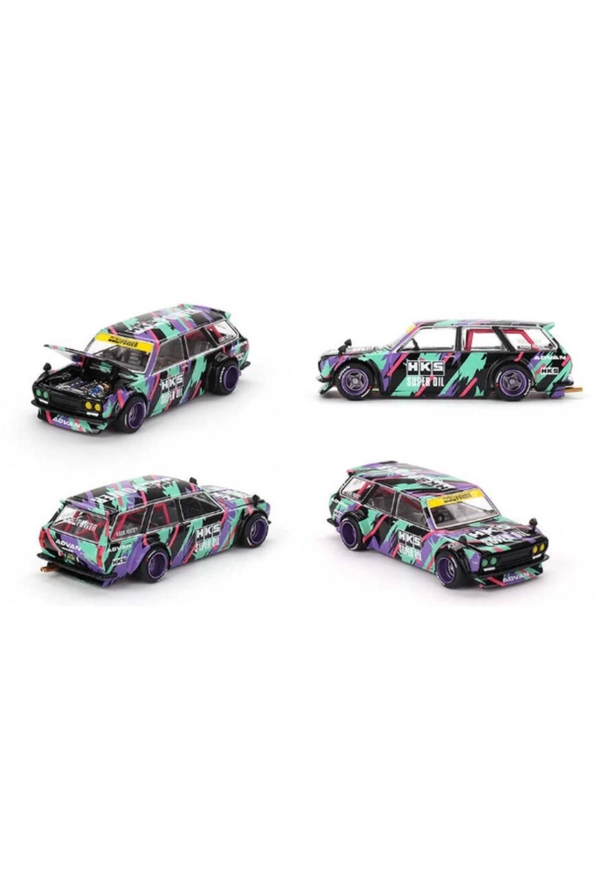 Finetoo Nessiworld Mini GT 1/64 Datsun KAIDO 510 Wagon HKS V1