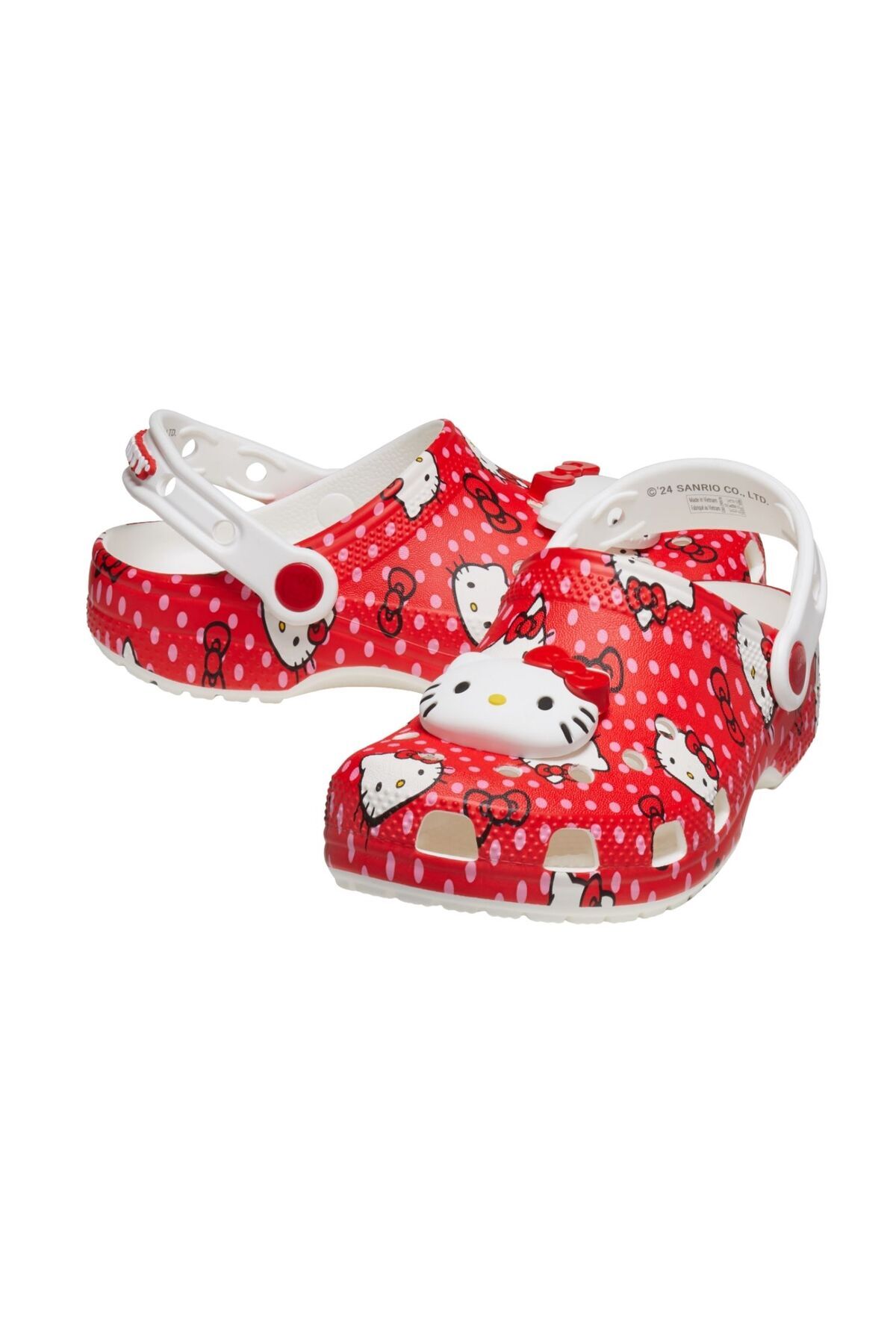 Crocs-Hello Kitty Red Classic Clog T Παντόφλες για κορίτσια CR3082 4