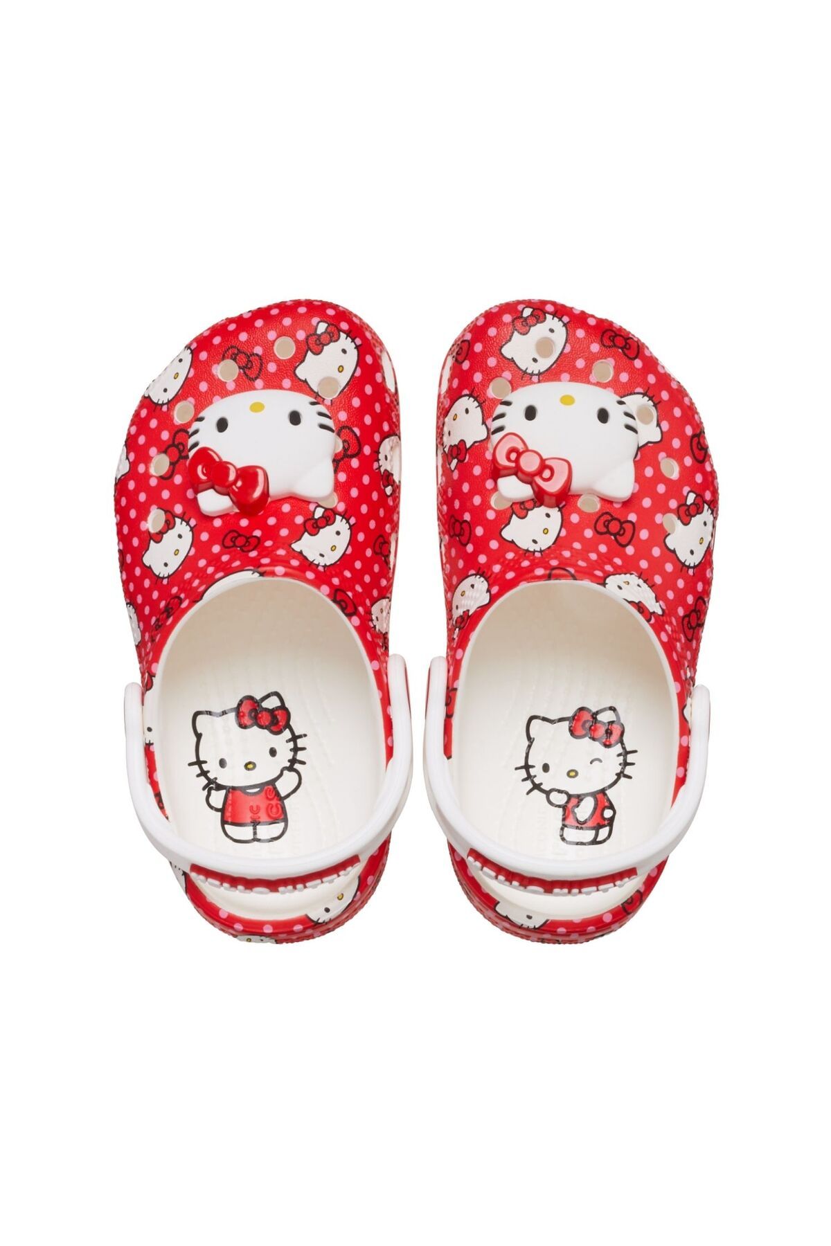 Crocs-Hello Kitty Red Classic Clog T Παντόφλες για κορίτσια CR3082 3