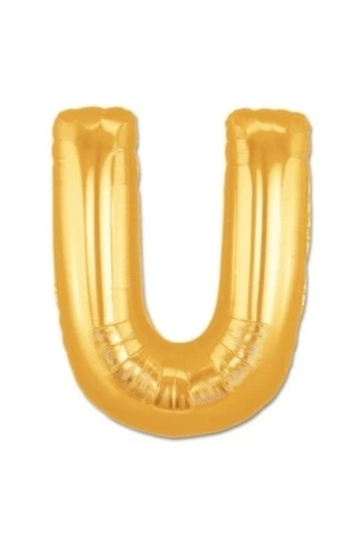 ShopNova U Harf Folyo Balon Altın Renk 40 İnç