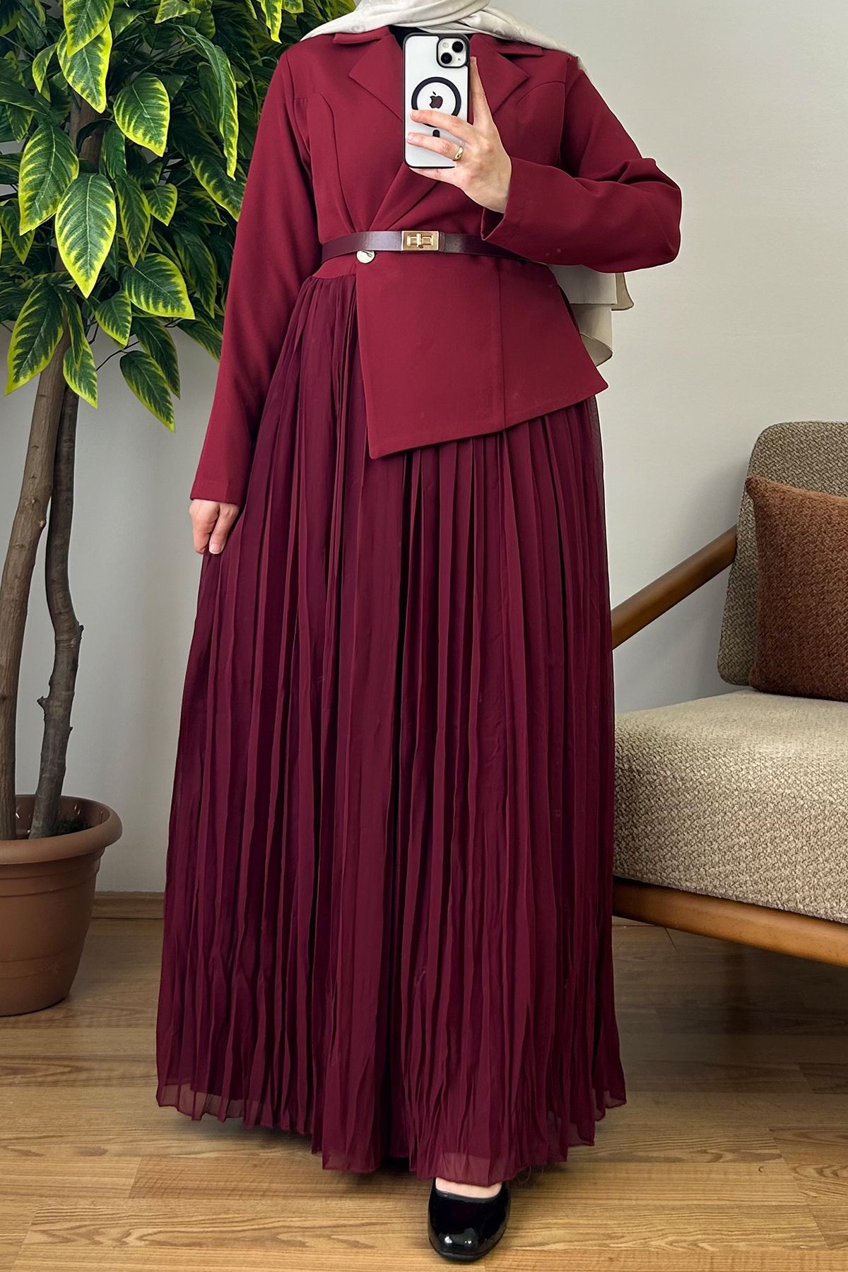 Nees Kruvaze Şifon Elbise