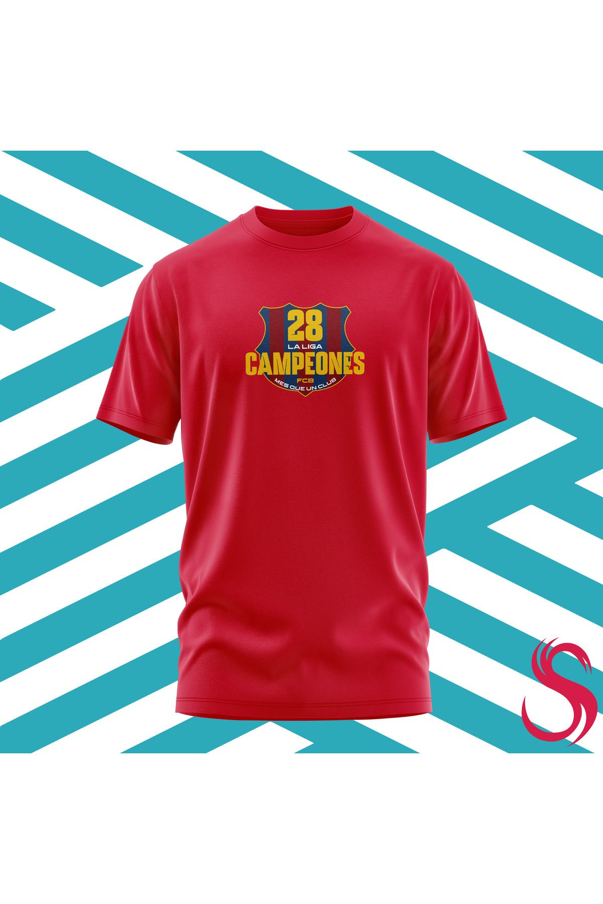 Scudetto T-Shirt Barcelona Campenos 28 Unisex Tişört