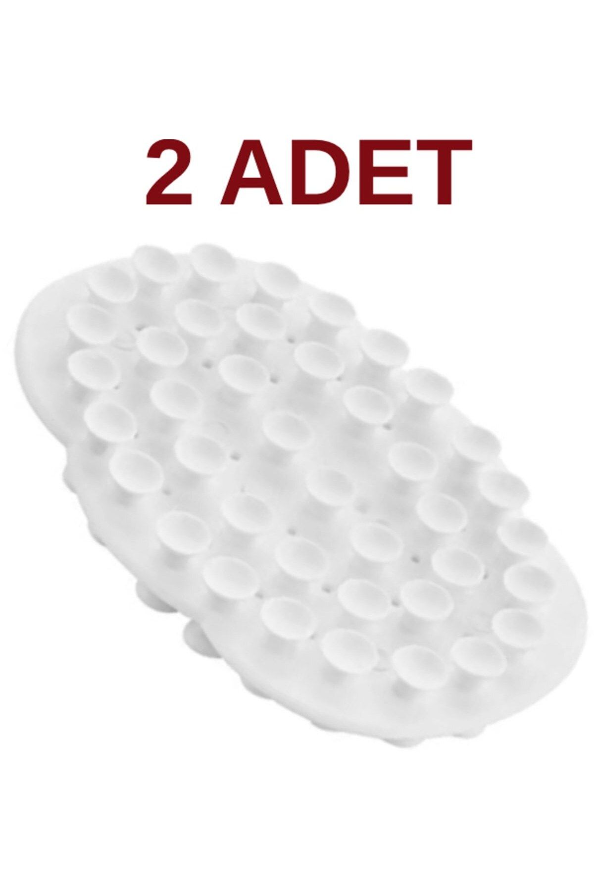 MAİN SHOP Vakumlu Katı Sabunluk Beyaz 2 ADET M-105
