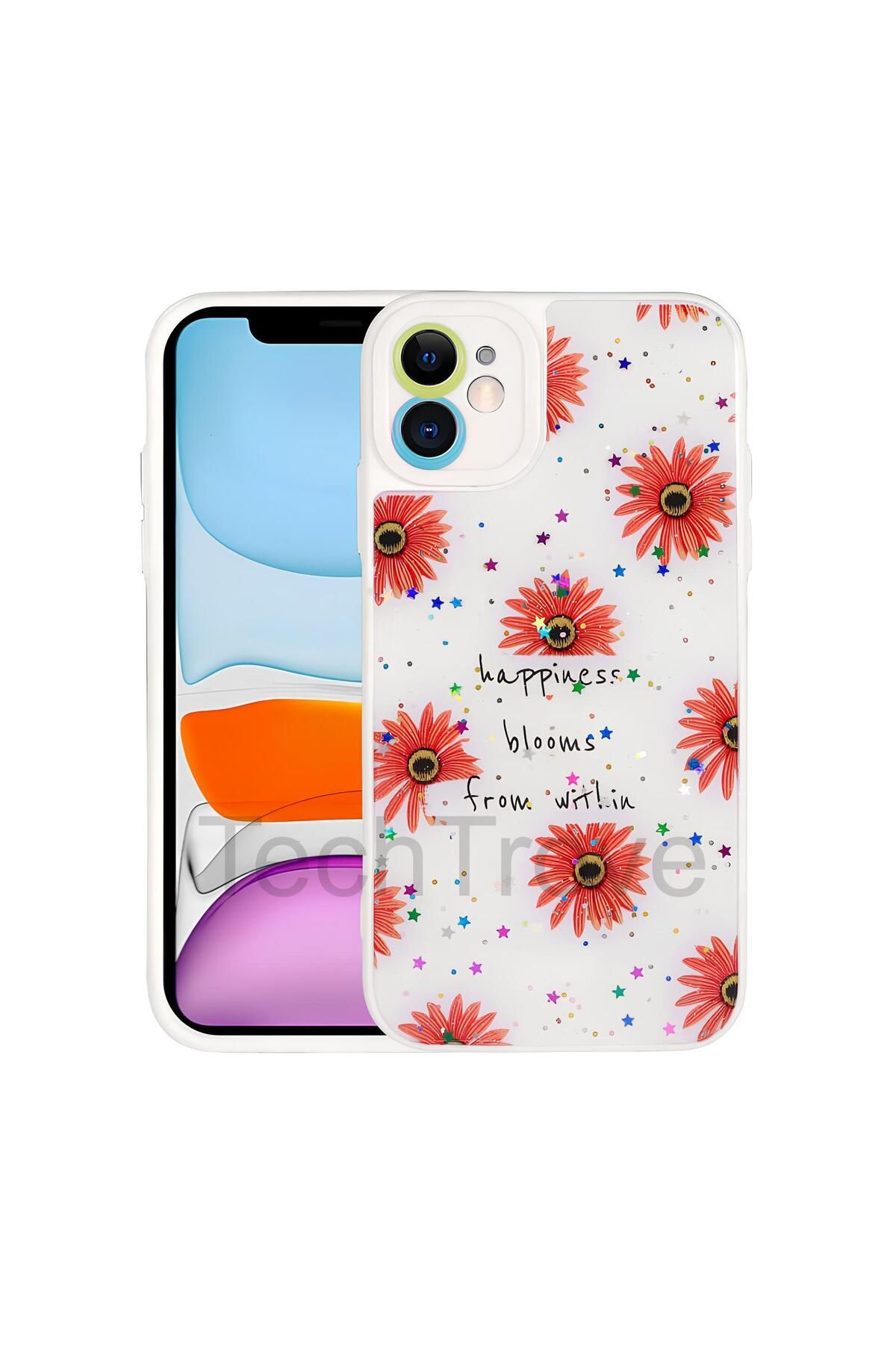 TechTrove Apple iPhone 11 Kılıf Kamera Korumalı Sert Desenli Pami Kapak
