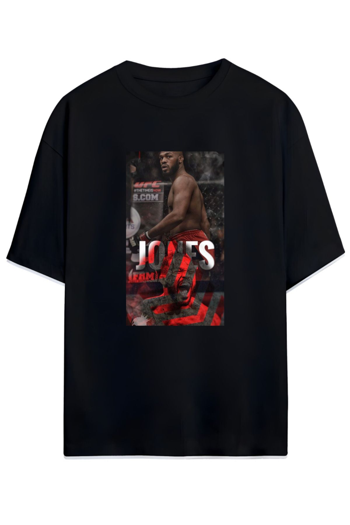 MAGORS Jon Jones UFC Baskılı Oversize T-Shirt
