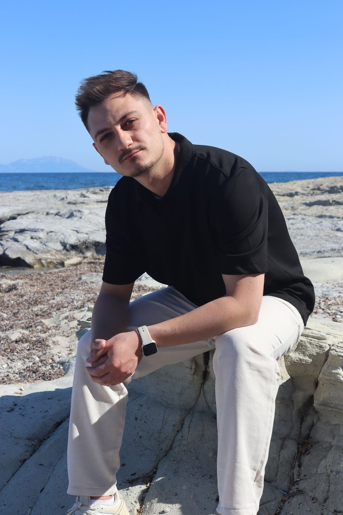 Bea erkek polo yaka T-shirt