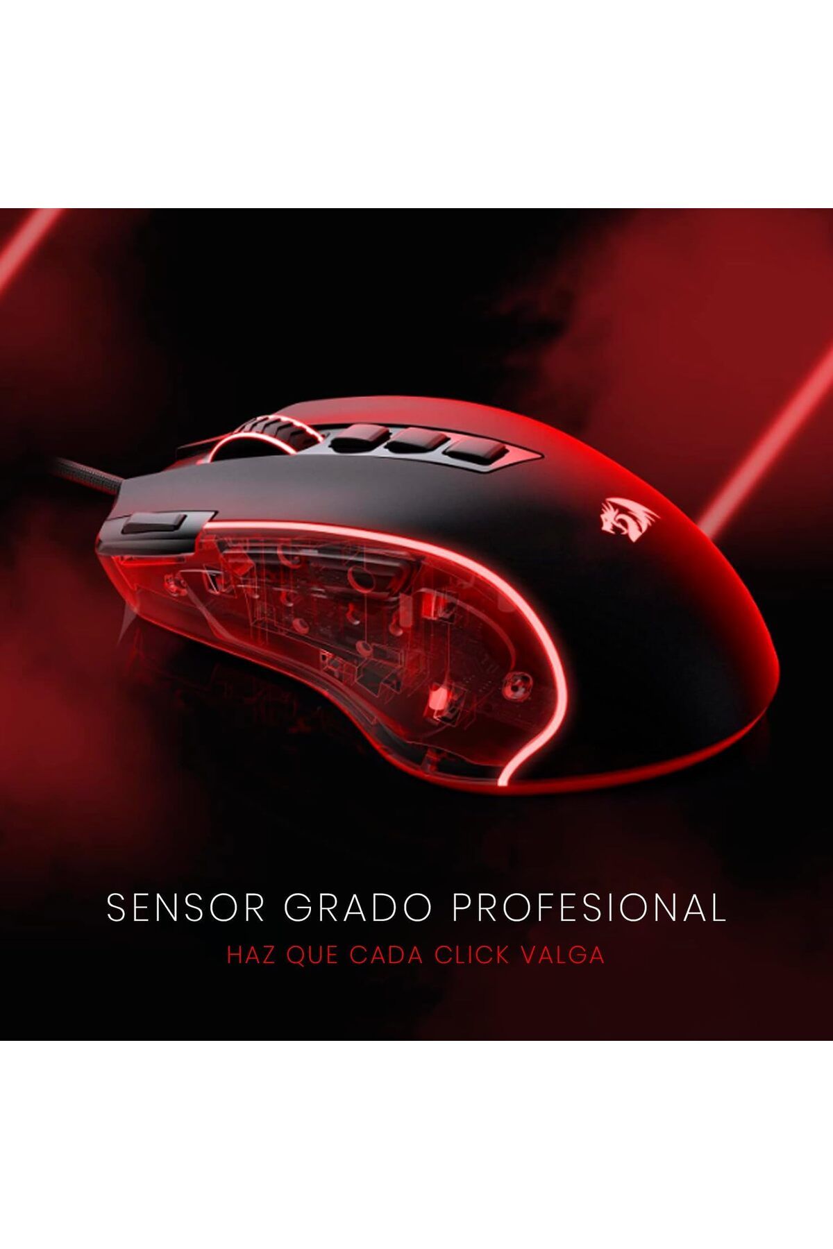 REDRAGON-Wired Gaming Mouse M612 Predator RGB with 8000 DPI, 11 Programmable Buttons, 5 Lighting Mod 7