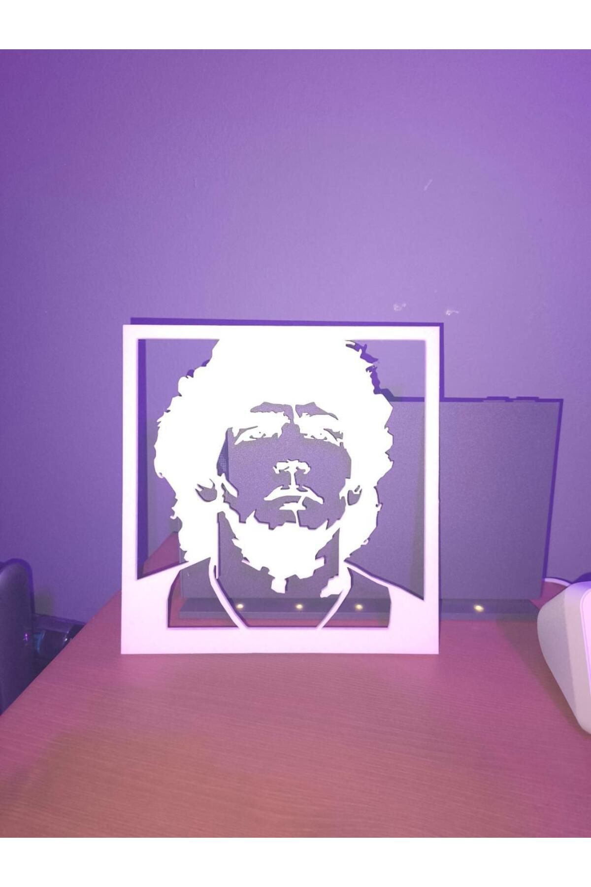 3DesignStore Diego Maradona Silüet Masa Dekoru