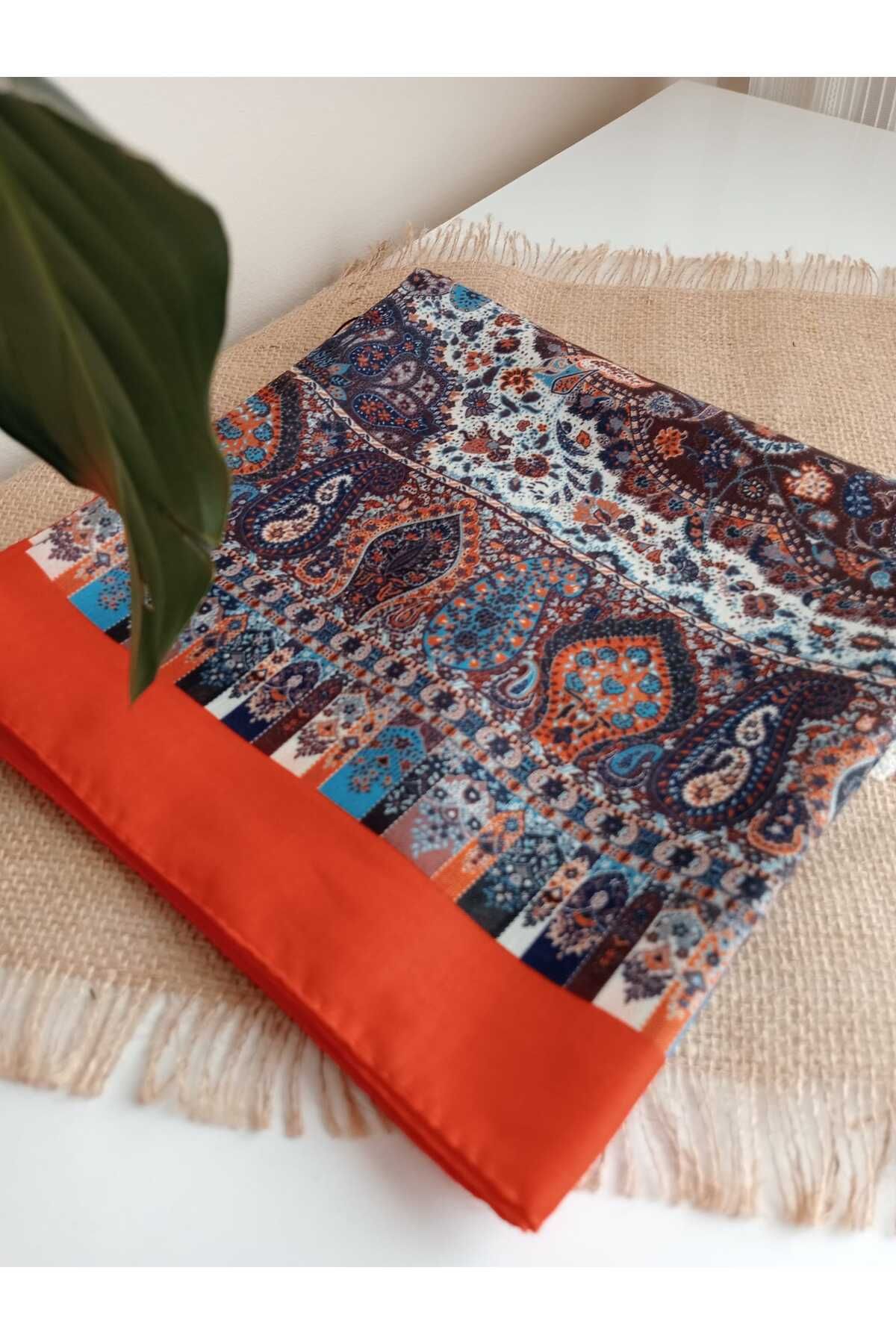 Pnr Wear Etnik Desenli Organik Soft Eşarp