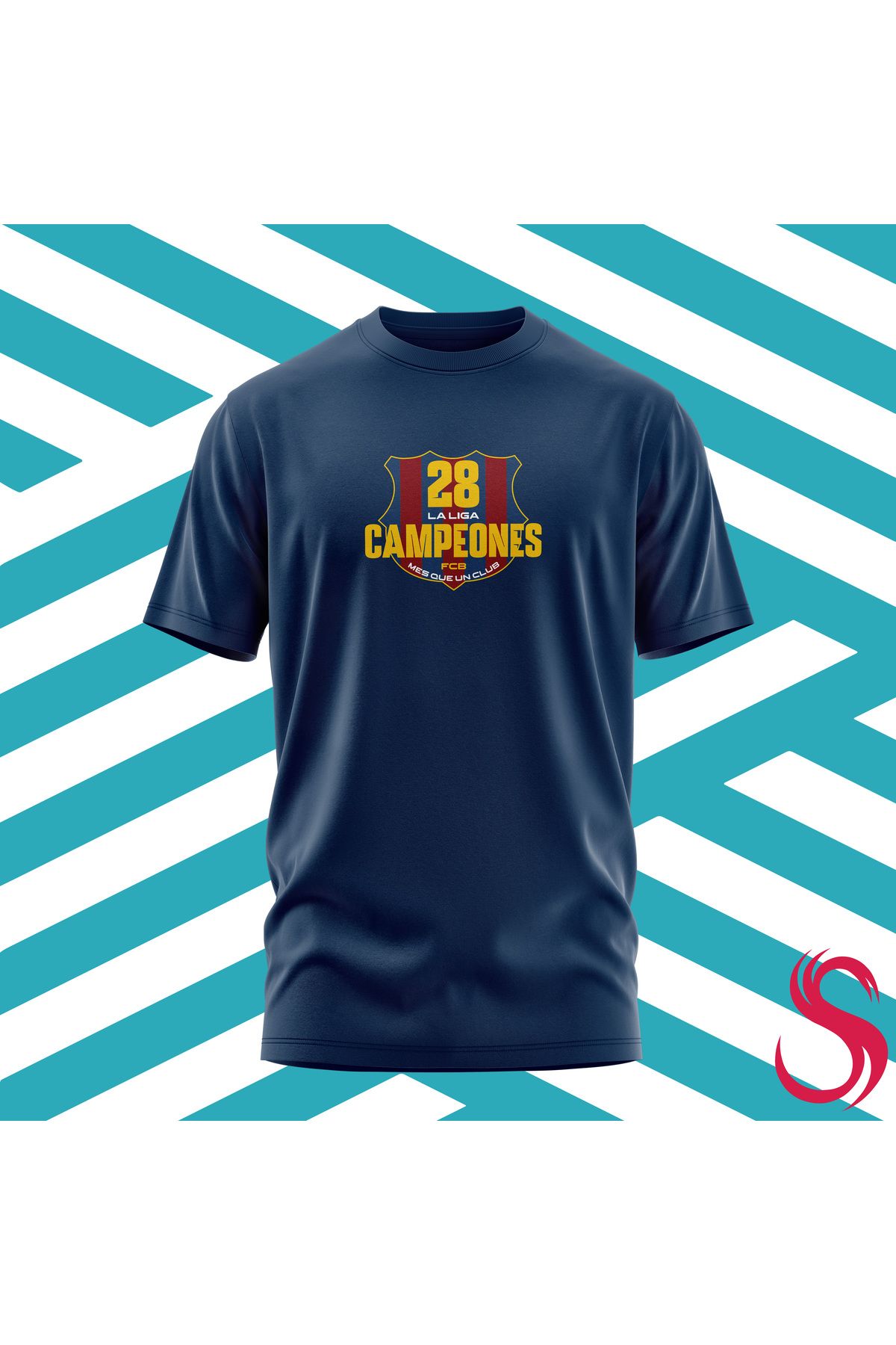 Scudetto T-Shirt Barcelona Campenos 28 Unisex Tişört