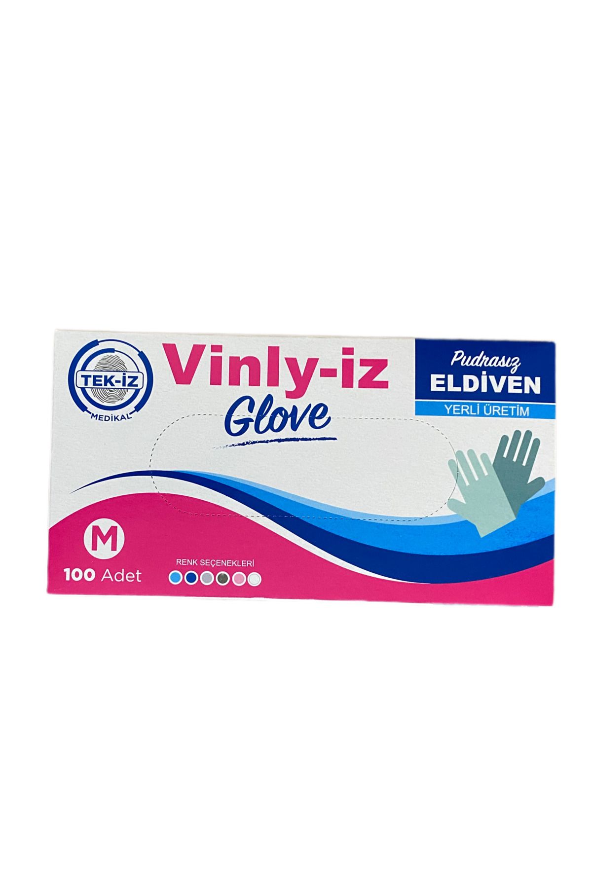 EKO Yeni Nesil Hibrit Eldiven M Beden Beyaz (100 Adet)