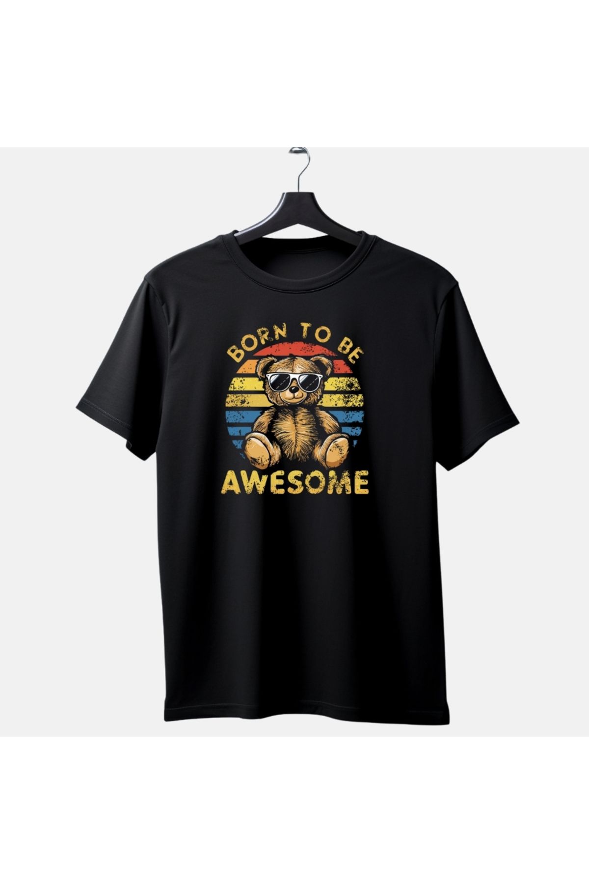 3E DESING TEDDY BEAR BASKILI %100 PAMUK T-SHİRT