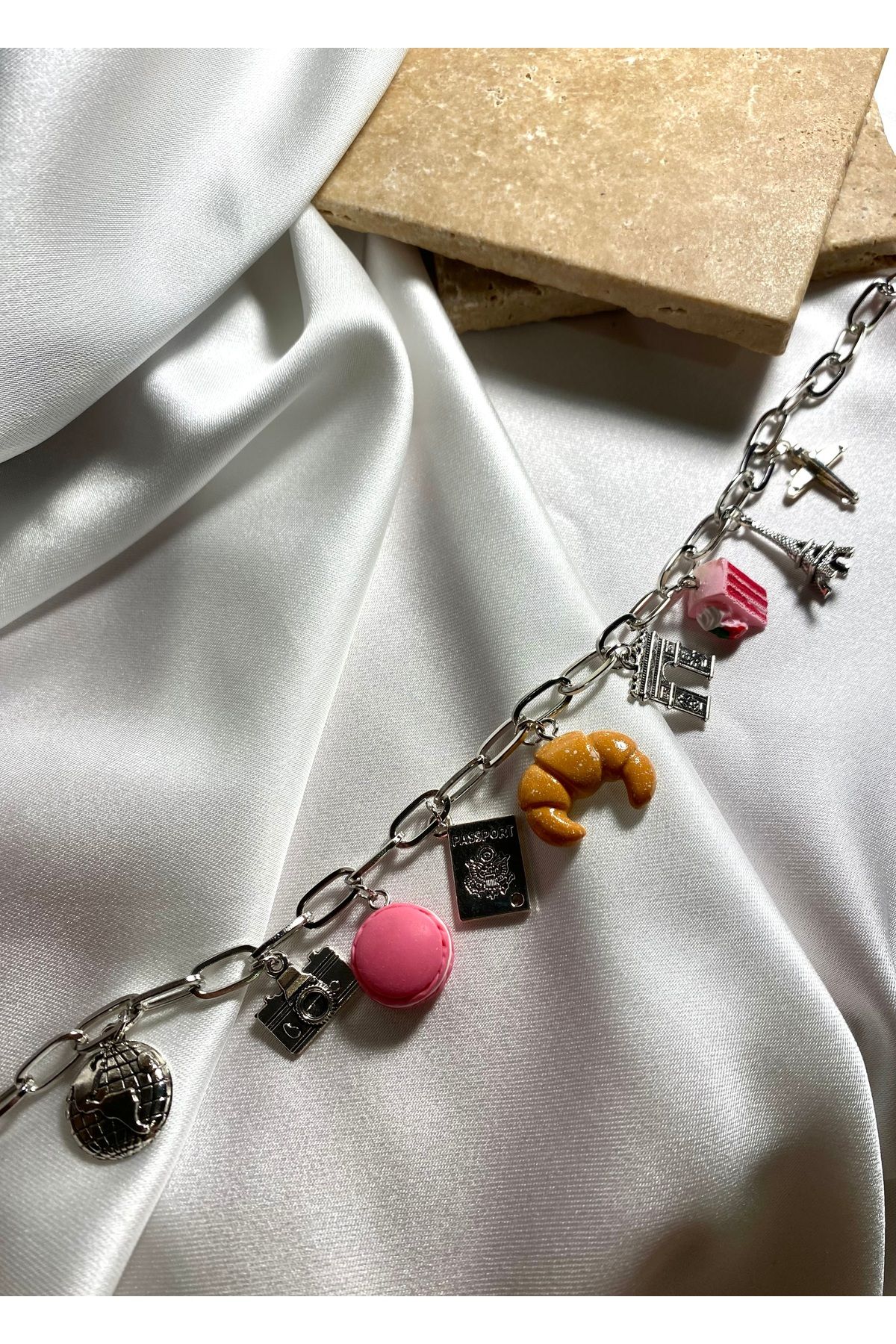 MODA Gümüş Renkli Kadın Charm