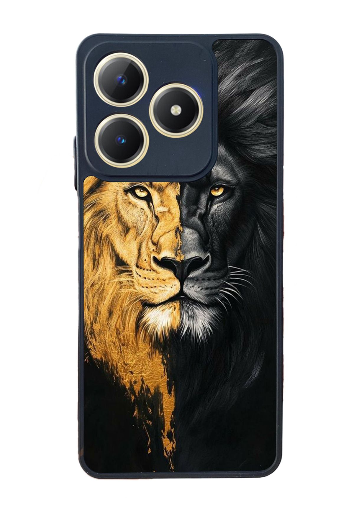 realme C63 Mat Uyumlu Siyah Kılıf – Yumuşak Silikon, Koruyucu, Şok Emici Kapak