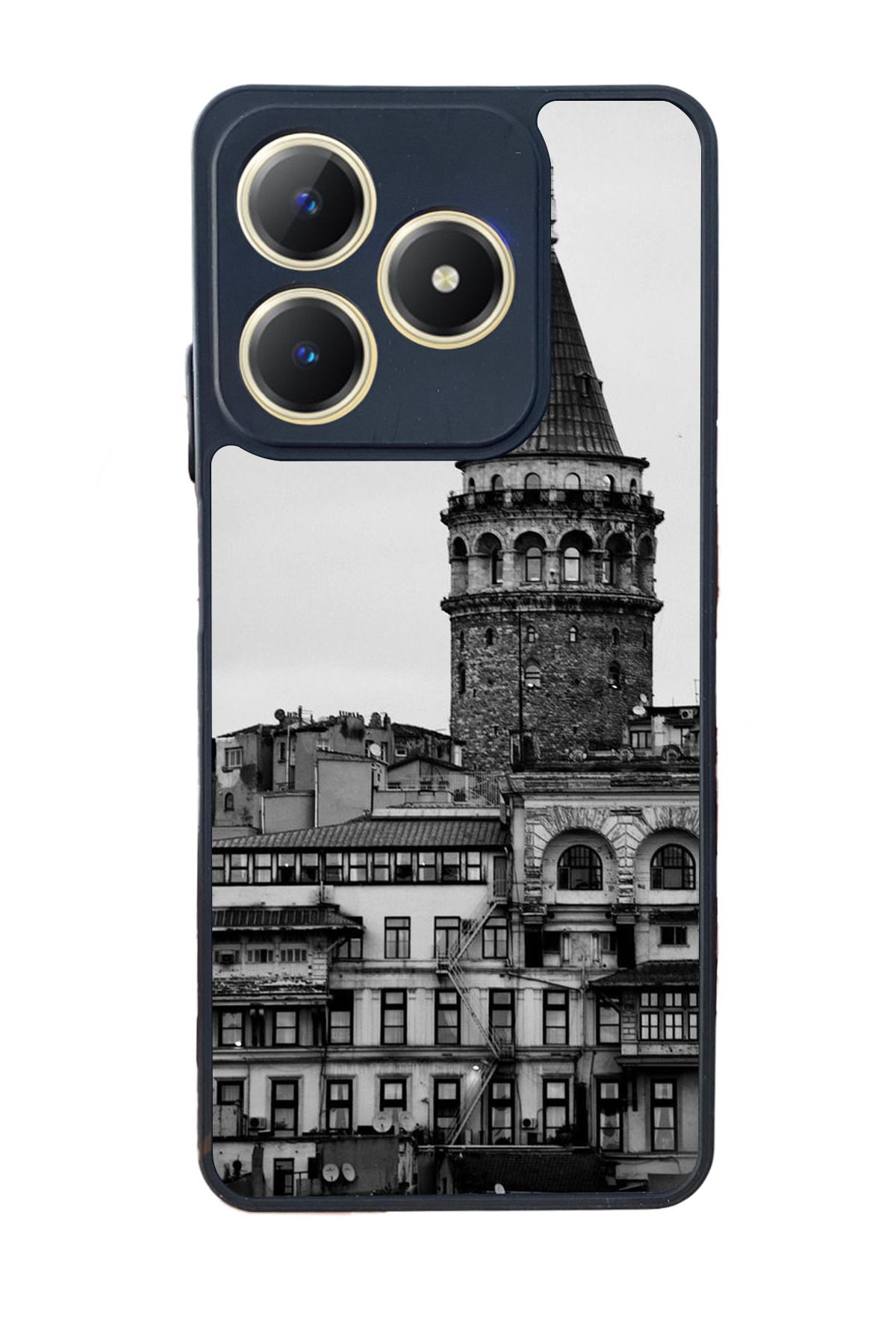 realme C61 Mat Uyumlu Siyah Kılıf – Yumuşak Silikon, Koruyucu, Şok Emici Kapak