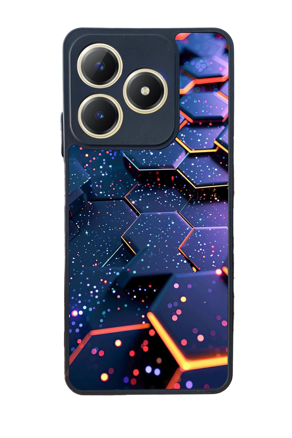 realme C63 Mat Uyumlu Siyah Kılıf – Yumuşak Silikon, Koruyucu, Şok Emici Kapak
