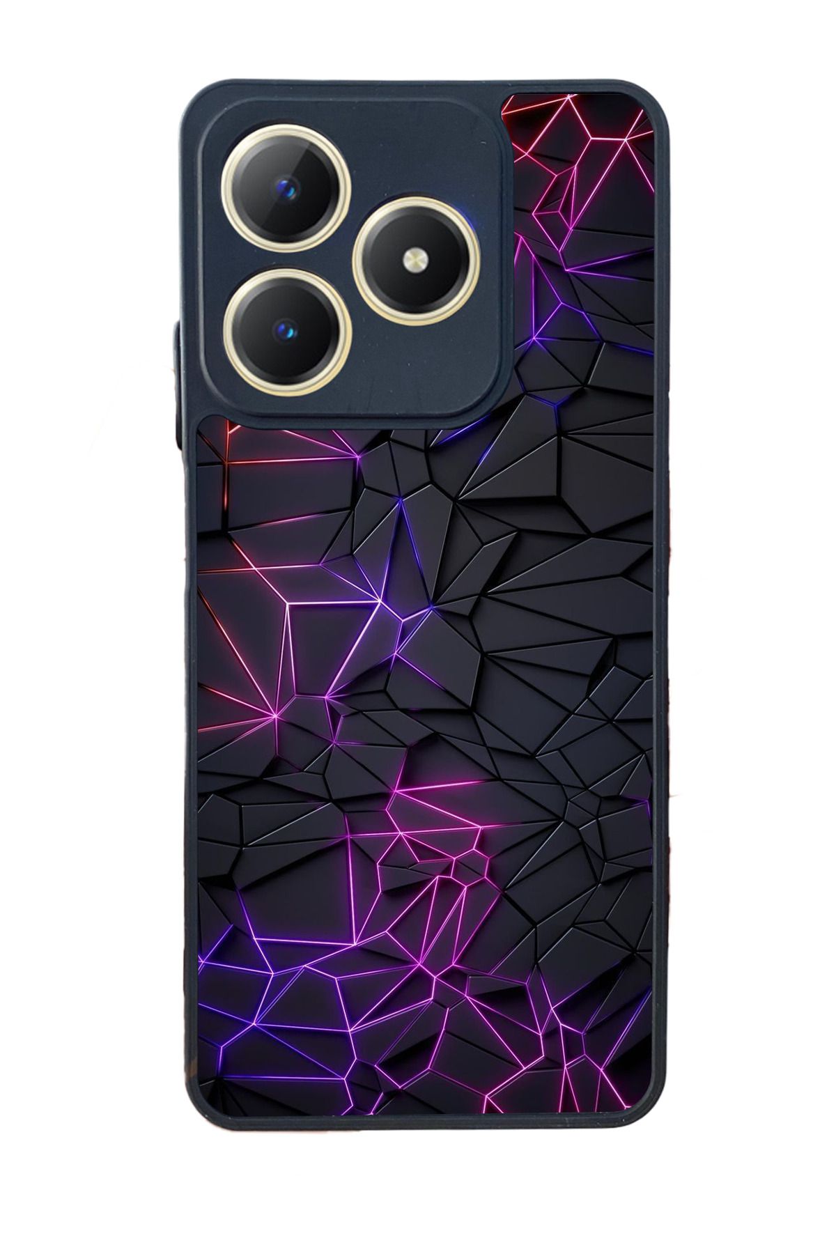 realme C61 Mat Uyumlu Siyah Kılıf – Yumuşak Silikon, Koruyucu, Şok Emici Kapak