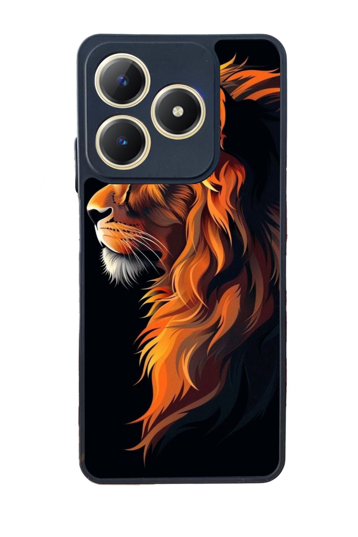 realme C63 Mat Uyumlu Siyah Kılıf – Yumuşak Silikon, Koruyucu, Şok Emici Kapak