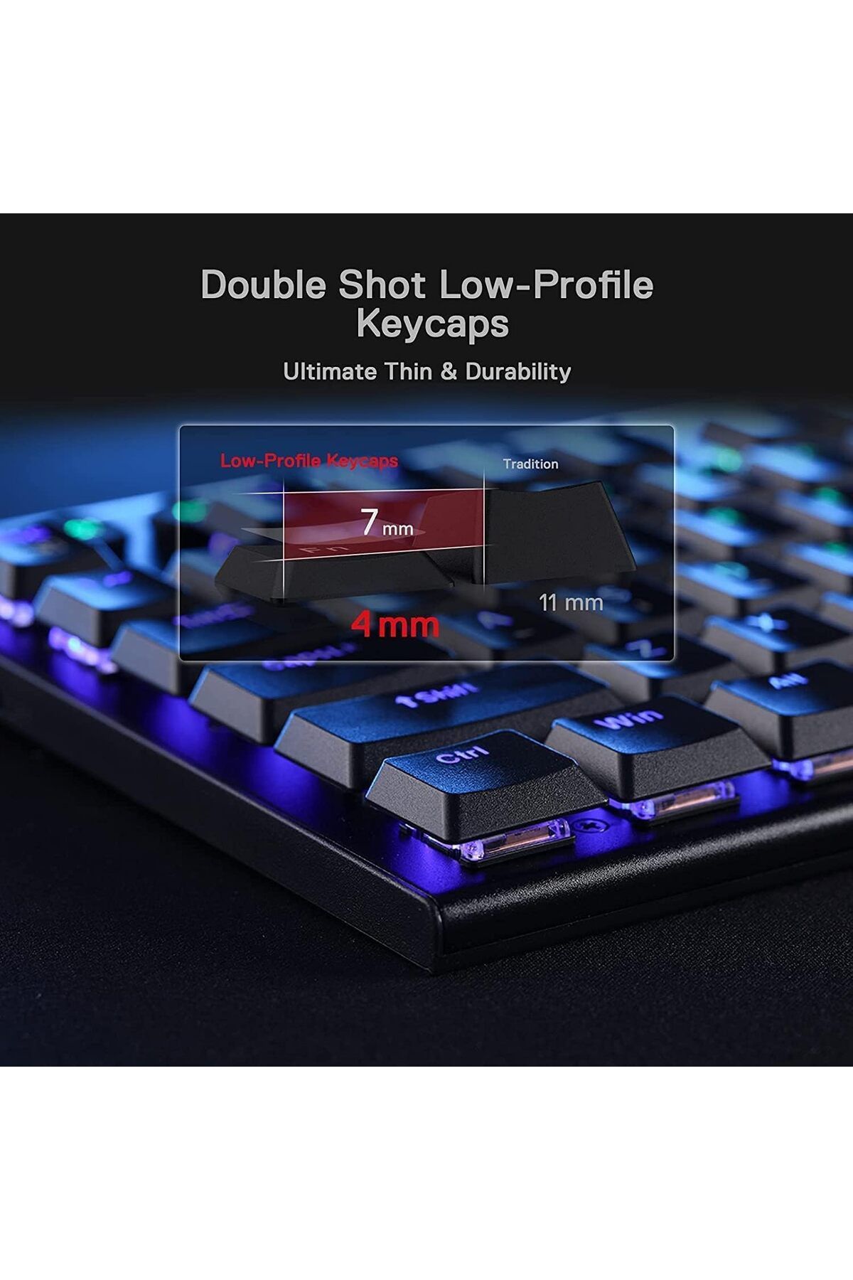 REDRAGON-Wireless Mechanical Keyboard K618 Horus RGB Lighting by Redragon 9