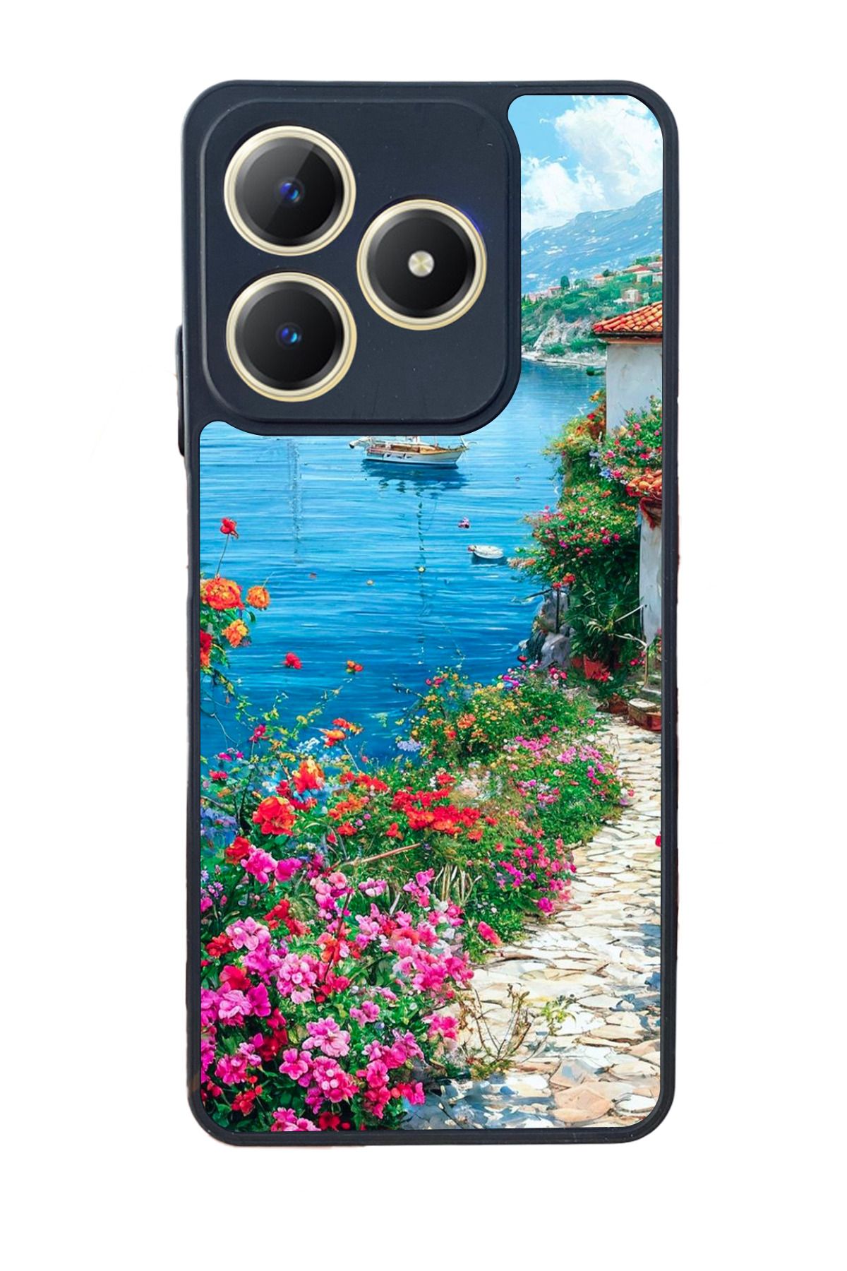BGAKSESUAR Infınıx Smart 8 Pro Mat Uyumlu Siyah Kılıf – Yumuşak Silikon, Koruyucu, Şok Emici Kapak