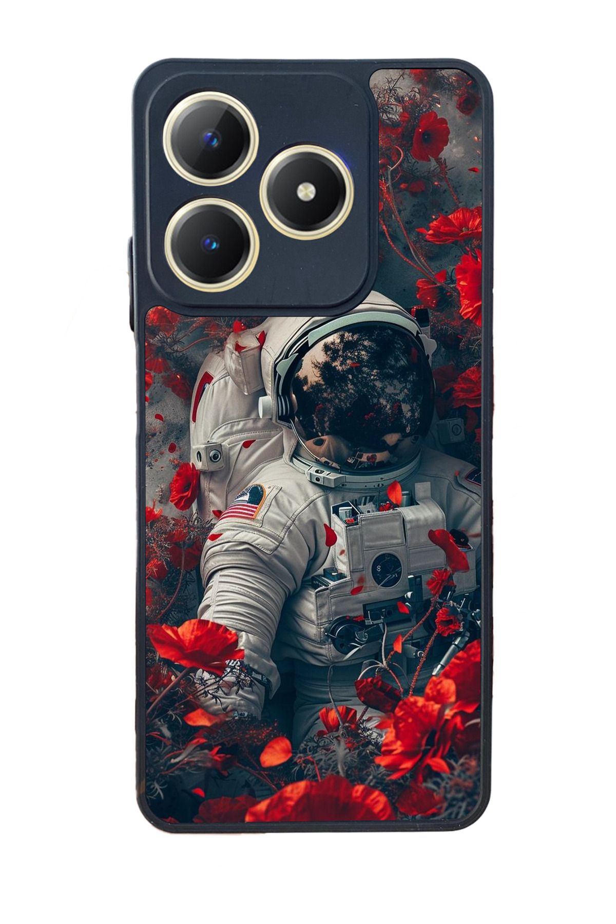 realme C63 Mat Uyumlu Siyah Kılıf – Yumuşak Silikon, Koruyucu, Şok Emici Kapak