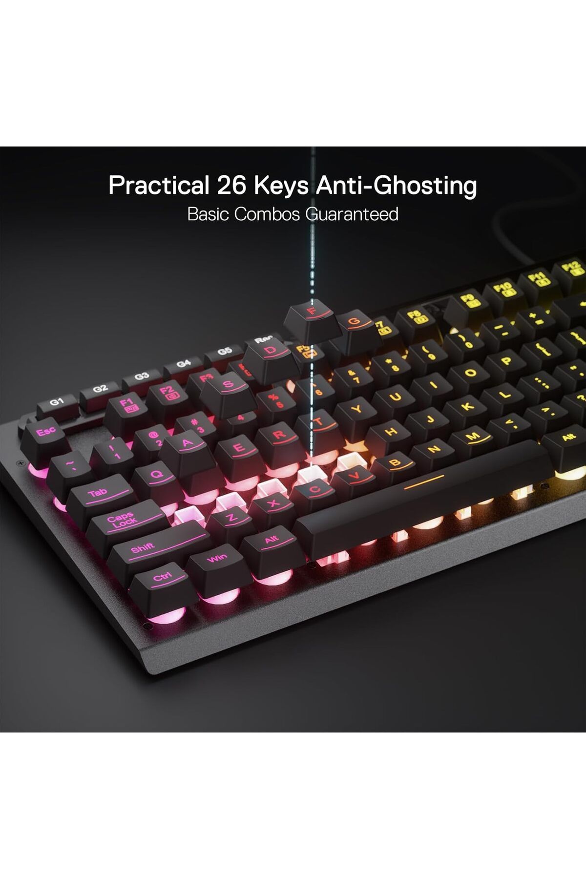 REDRAGON-K513 Gaming Keyboard with RGB Lighting 7