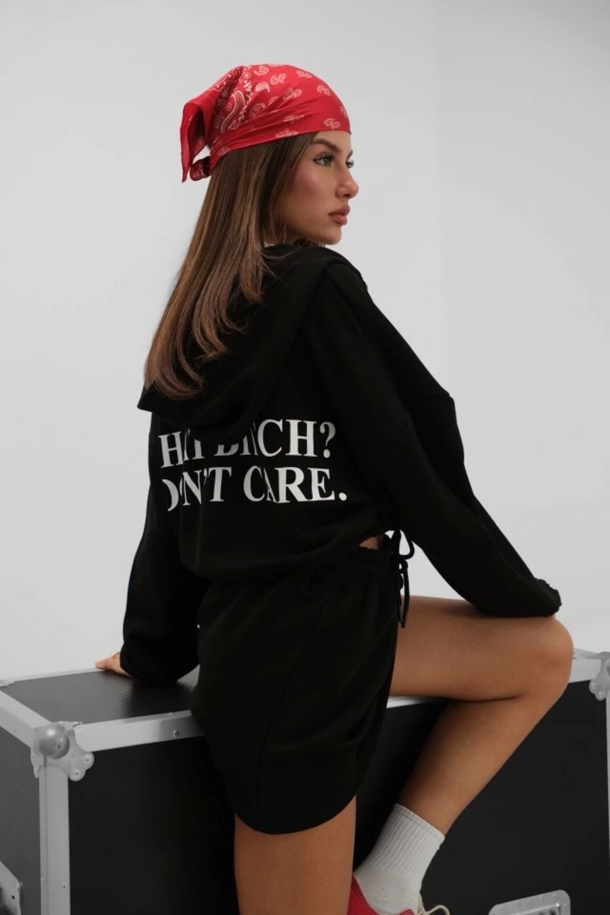 Silerra Beli Lastikli Fermuarlı Sweatshirt