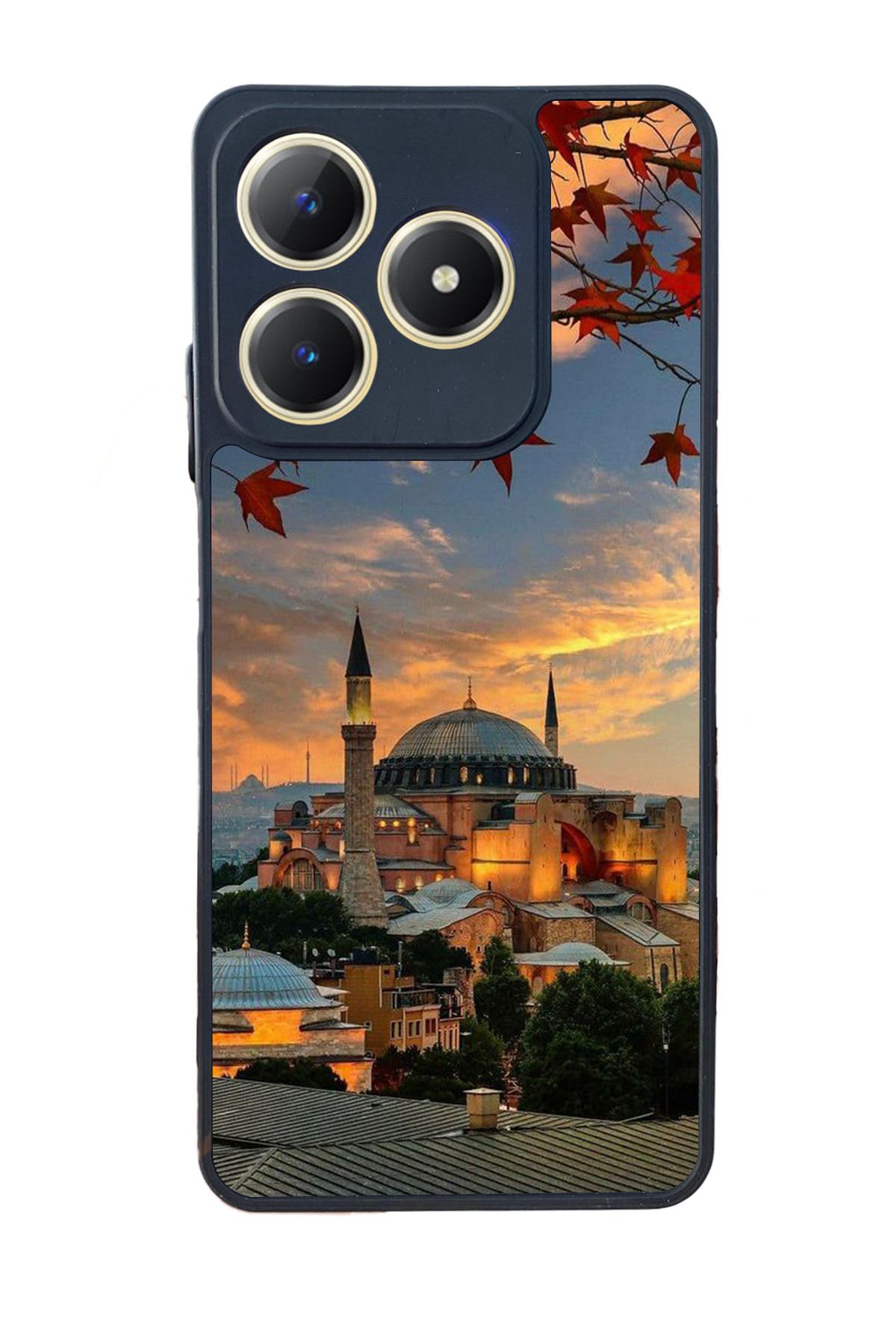 realme C61 Mat Uyumlu Siyah Kılıf – Yumuşak Silikon, Koruyucu, Şok Emici Kapak