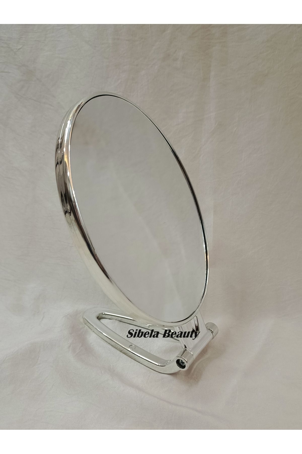SİBELA BEAUTY GÜZEL GÖRMEK GÜZEL DÜŞÜNDÜRÜR Çift Taraflı Oval Makyaj Aynası