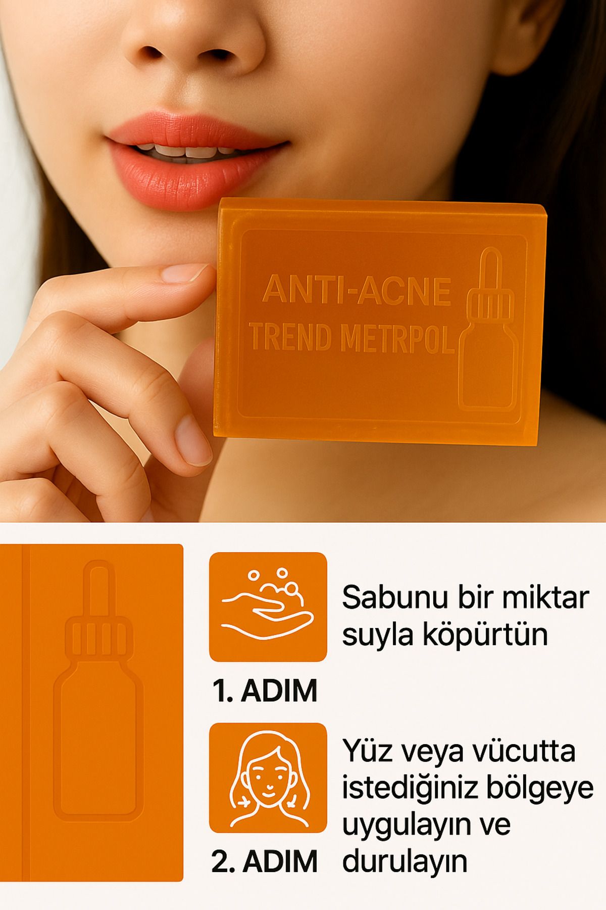 METROPOL Kojic Asit Sabunu – , Cilt Aydınlatıcı, Doğal Kore Formülü 100g