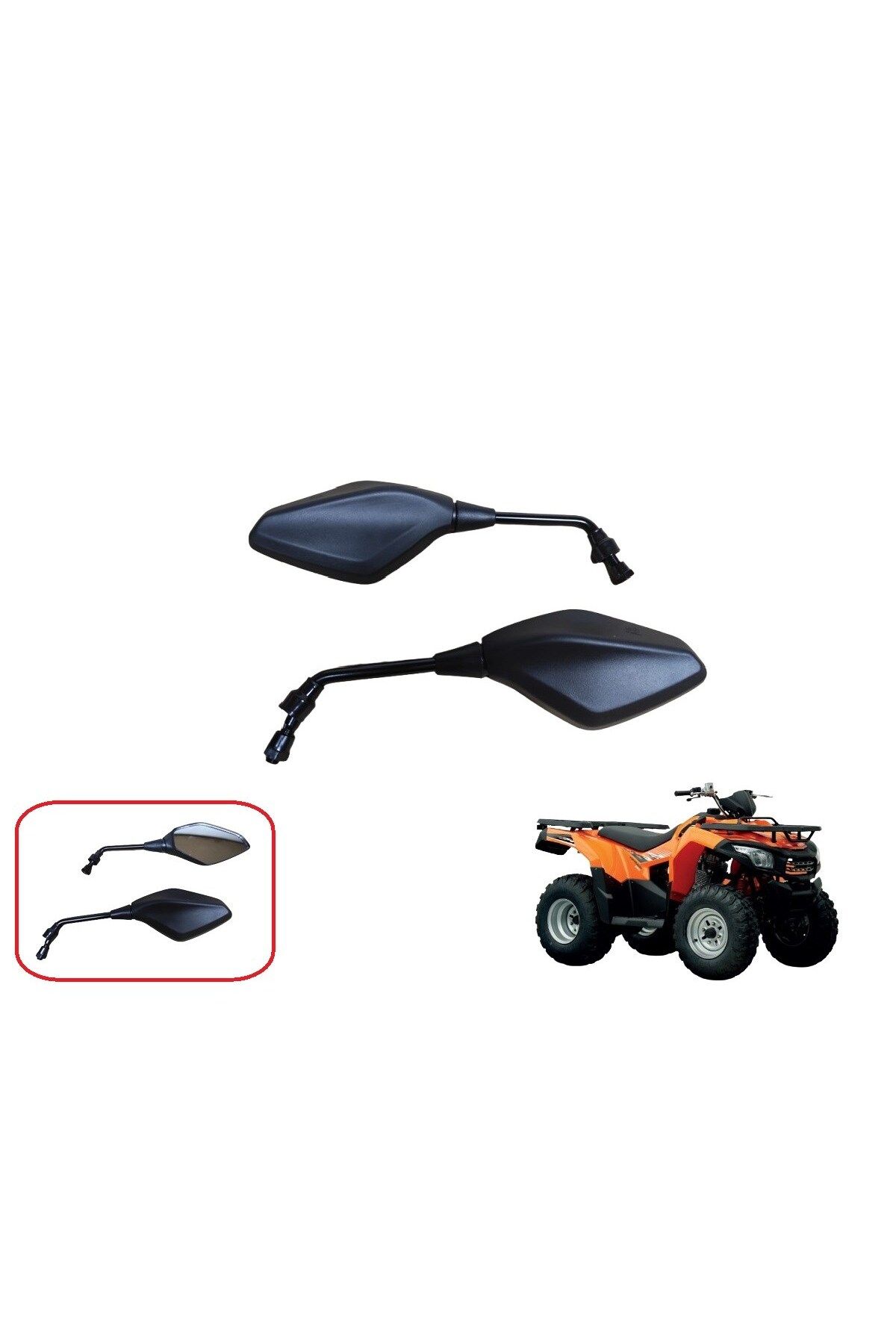 ÖZERDEM Kuba Atv Jumbo 200 & Viptrack / Altera 250 Ayna Takımı