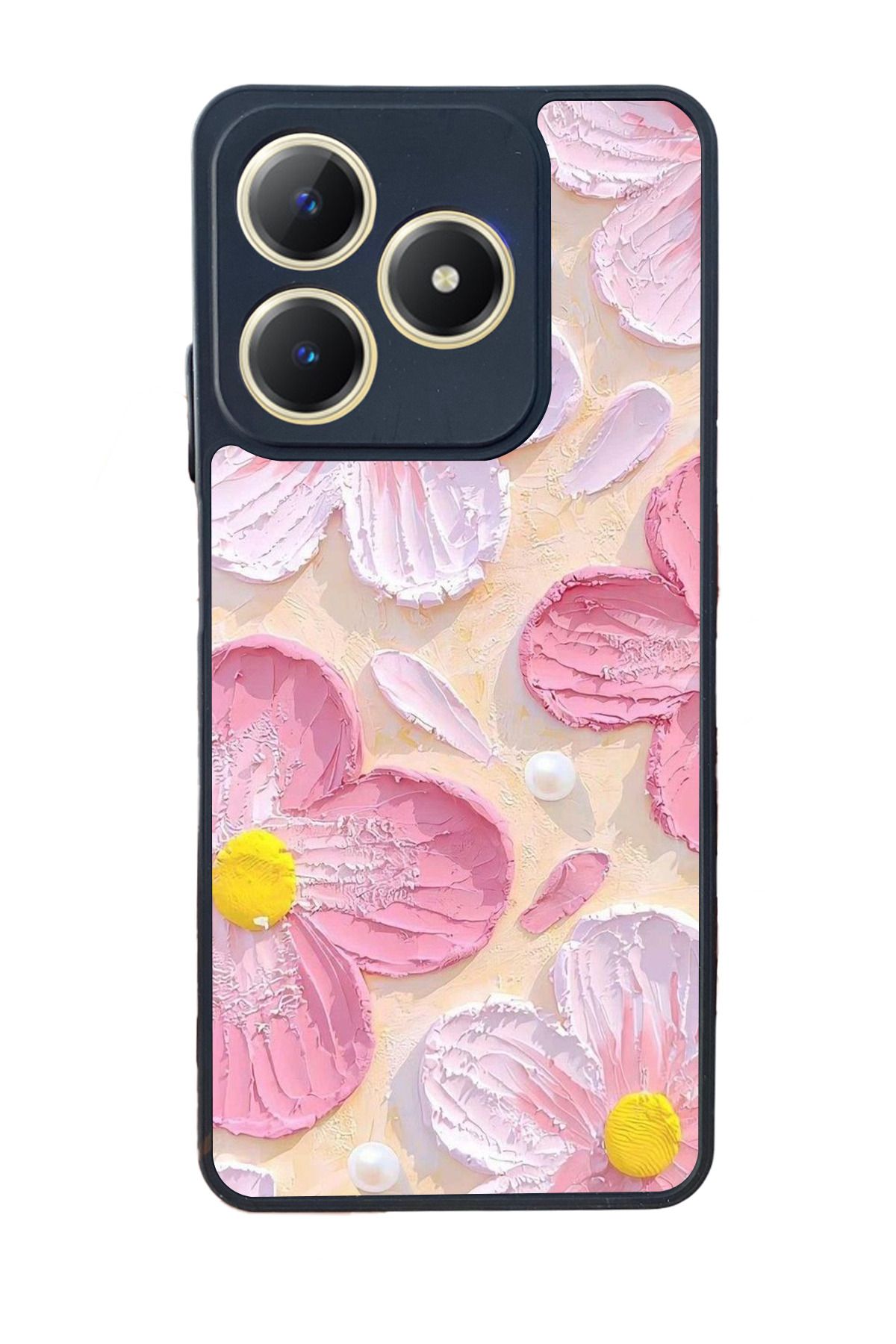 realme C63 Mat Uyumlu Siyah Kılıf – Yumuşak Silikon, Koruyucu, Şok Emici Kapak