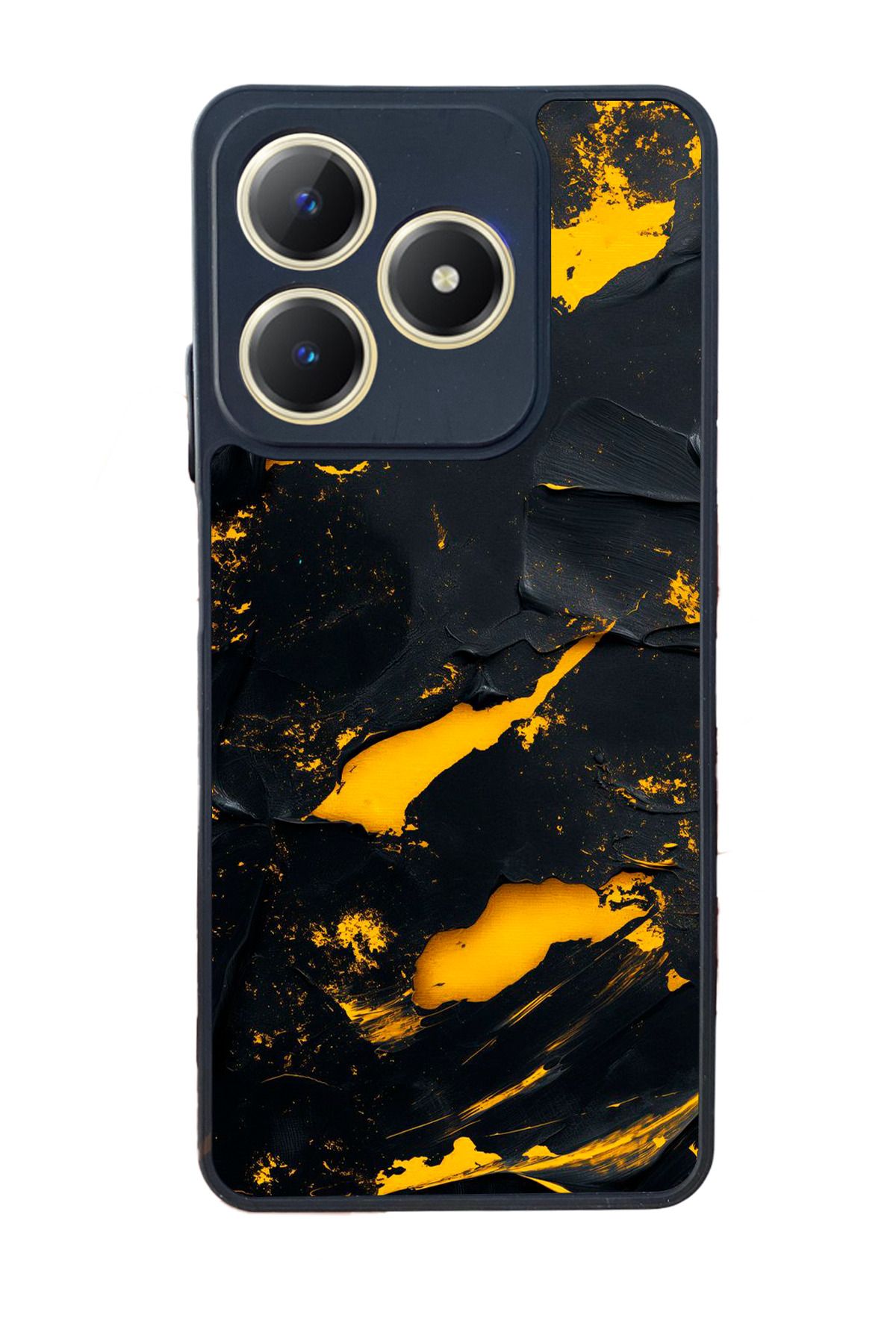 realme C61 Mat Uyumlu Siyah Kılıf – Yumuşak Silikon, Koruyucu, Şok Emici Kapak