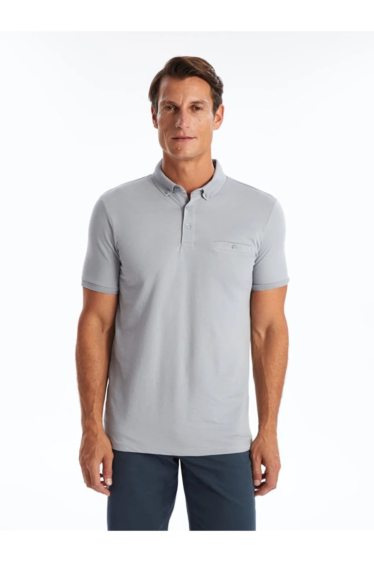 LC Waikiki LCWAIKIKI Classic Polo Yaka Kısa Kollu Pike Erkek Tişört
