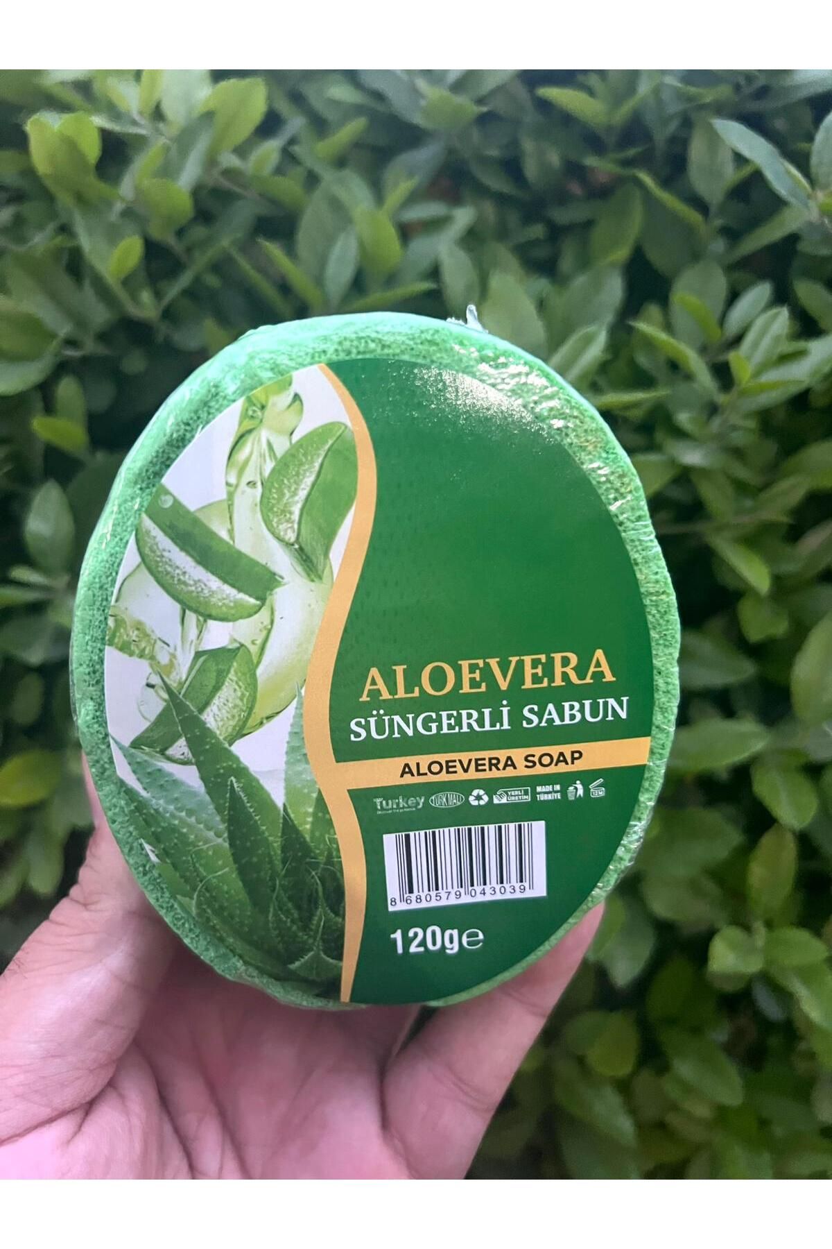 aralmini Aloevera Özlü Doğal Süngerli Sabun 120 gr