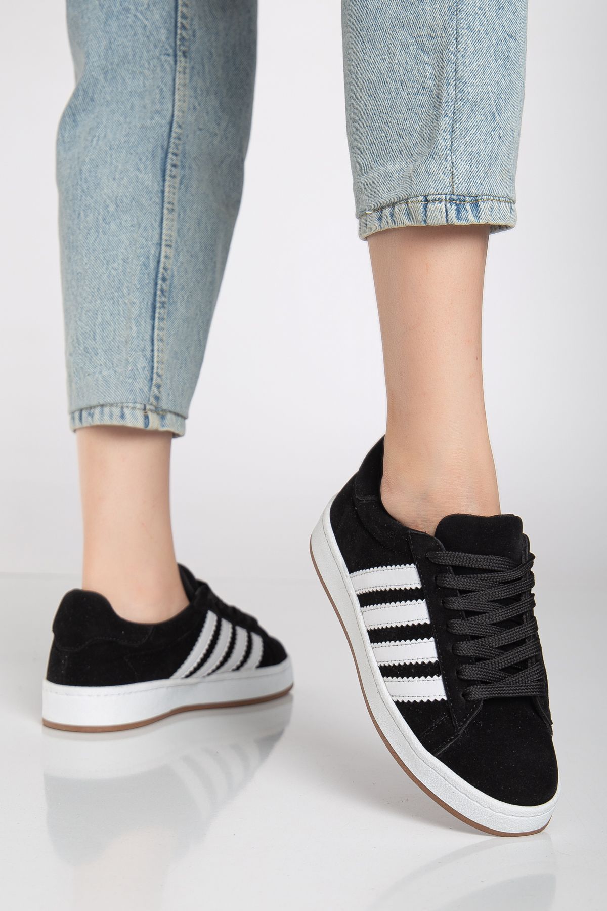 MY GROSS SHOES Kadın Dikişli Taban Rahat Garantili Sneaker Spor Ayakkabı