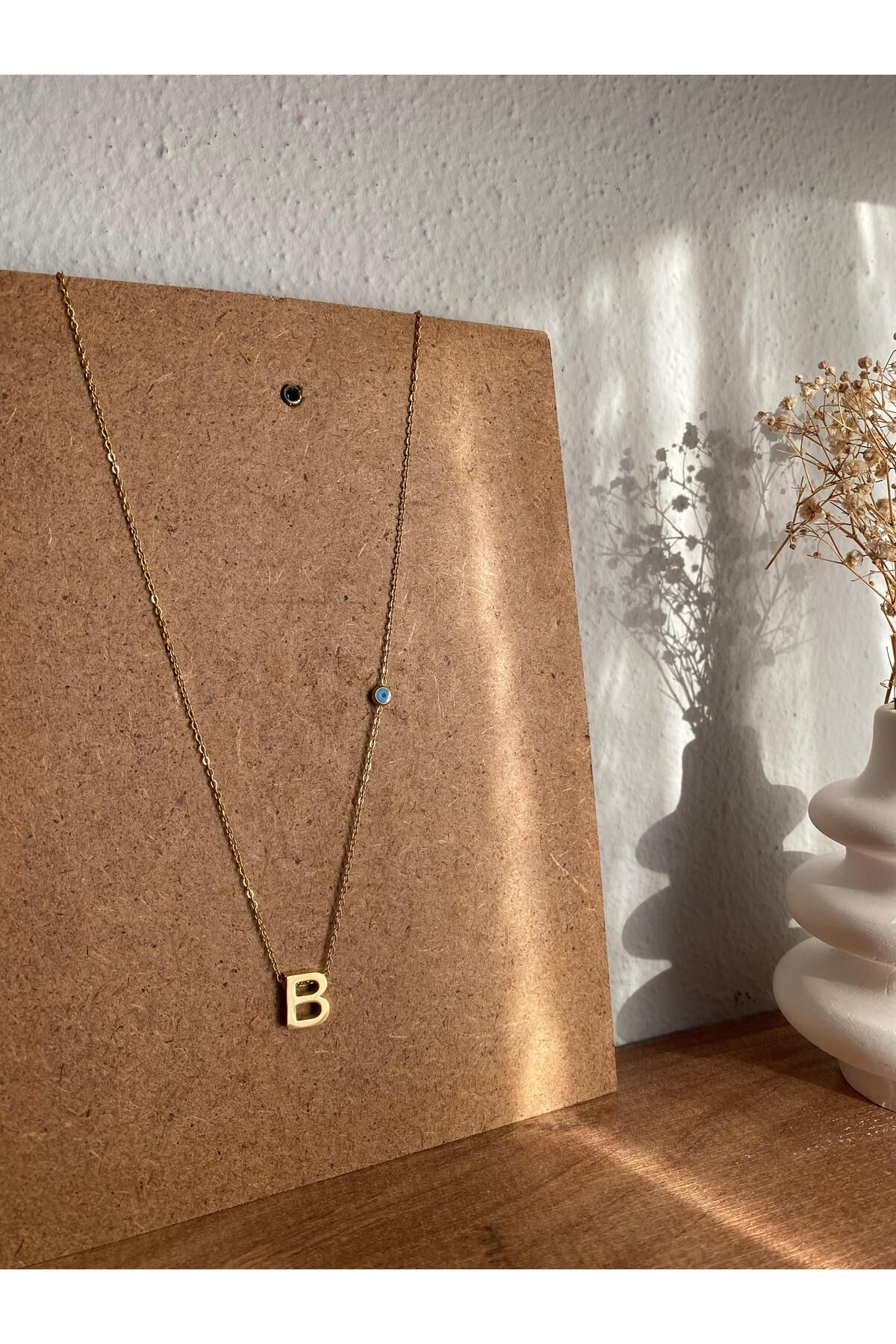 Bellamy Jewelry Harf Kolye Gold - B
